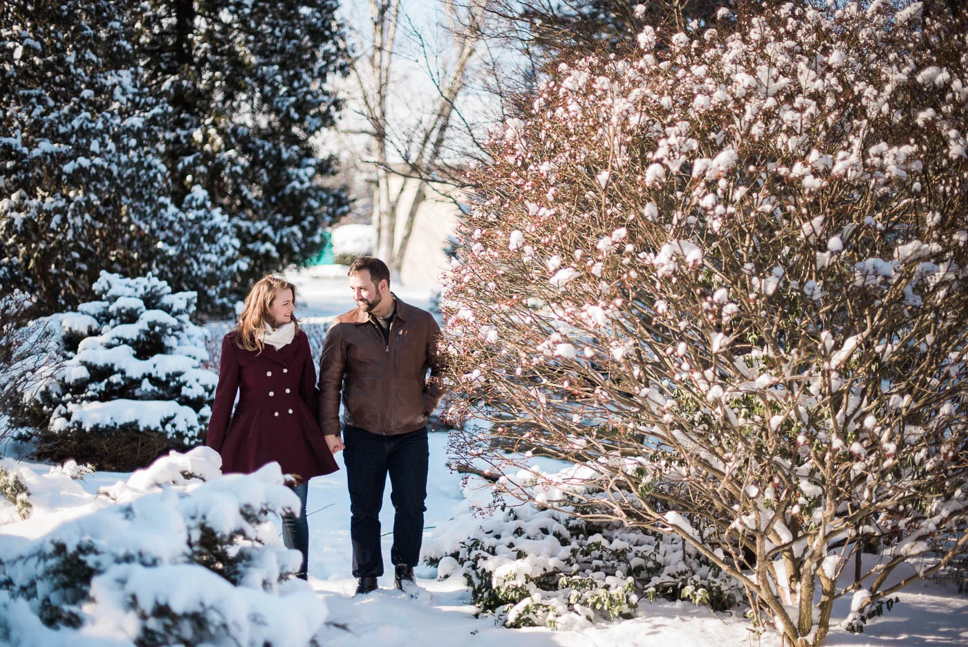 Winter Engagement at Spring Bank | Sarah &amp; Cameron