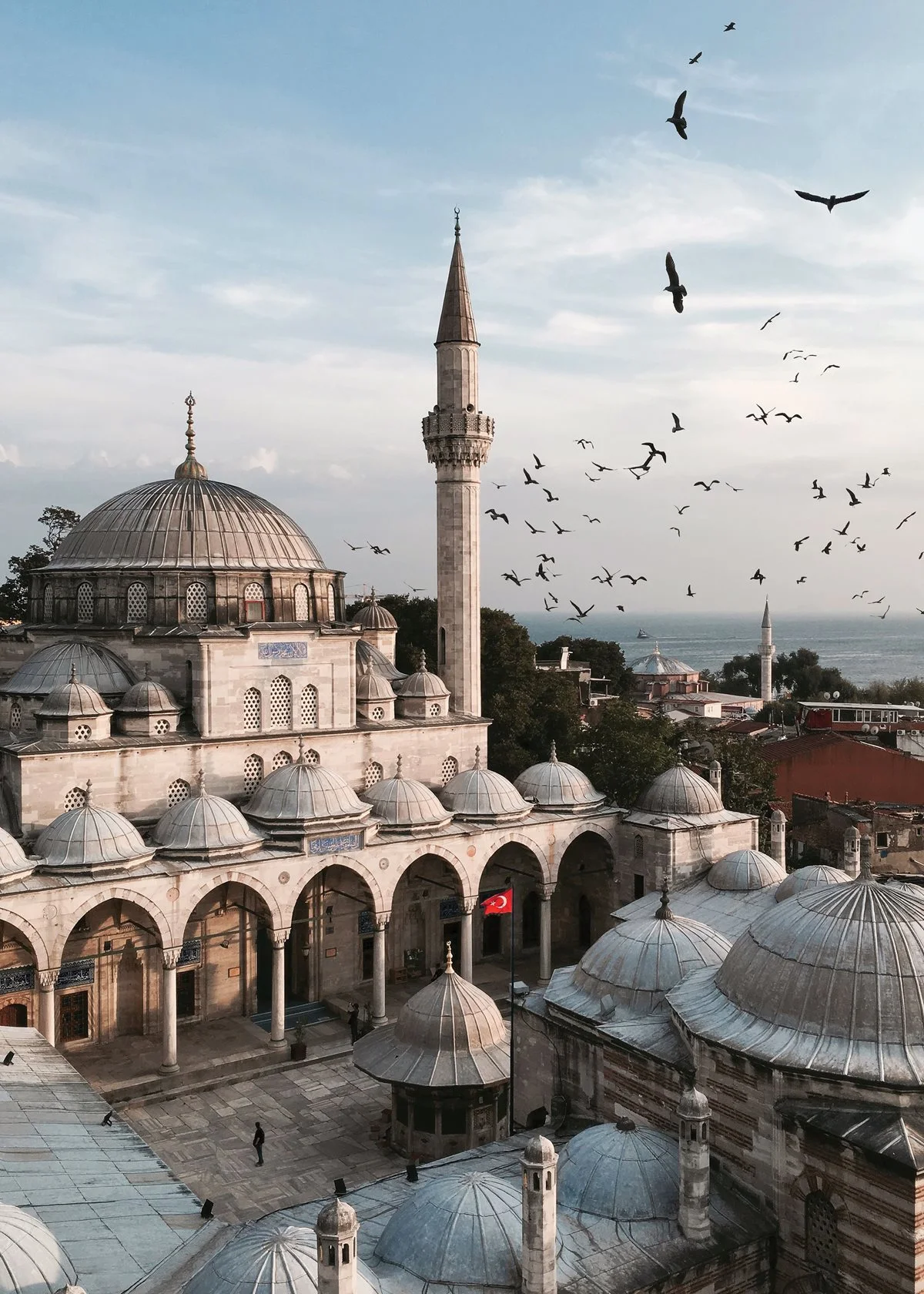 Istanbul’s Sultan Ahmed Mosque, known as the Blue Mosque for the hue of its interior tiles. Photo by Room RF/Getty Images