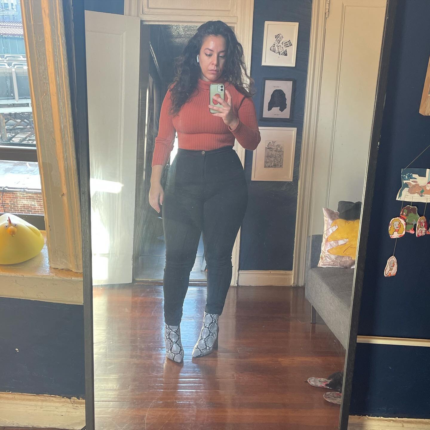 Leave me with my High waisted jeans and a side part.  Also new shoes that haven&rsquo;t touched the outside world yet, because shoes shouldn&rsquo;t be worn at home.
