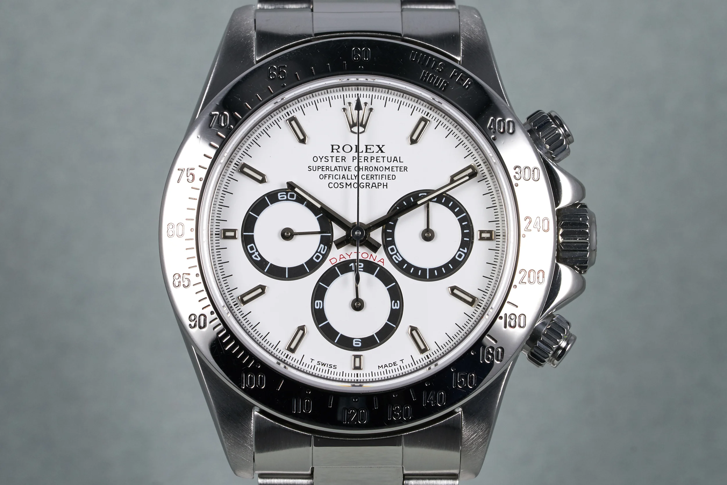 1997 Rolex Zenith Daytona Ref: 16520 with White Dial