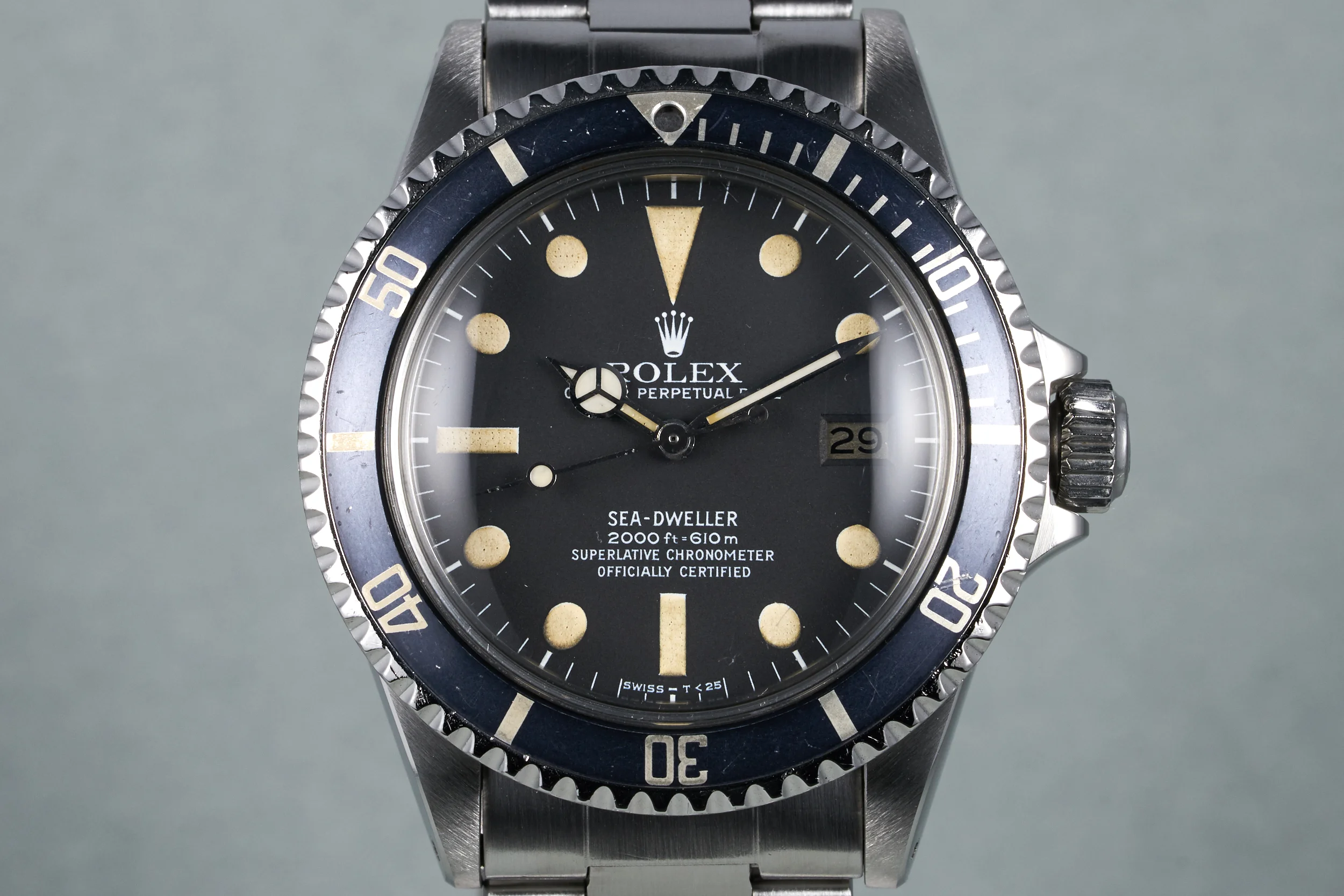 1979 Rolex Sea Dweller Ref: 1665 Mk I Dial with Navy Insert