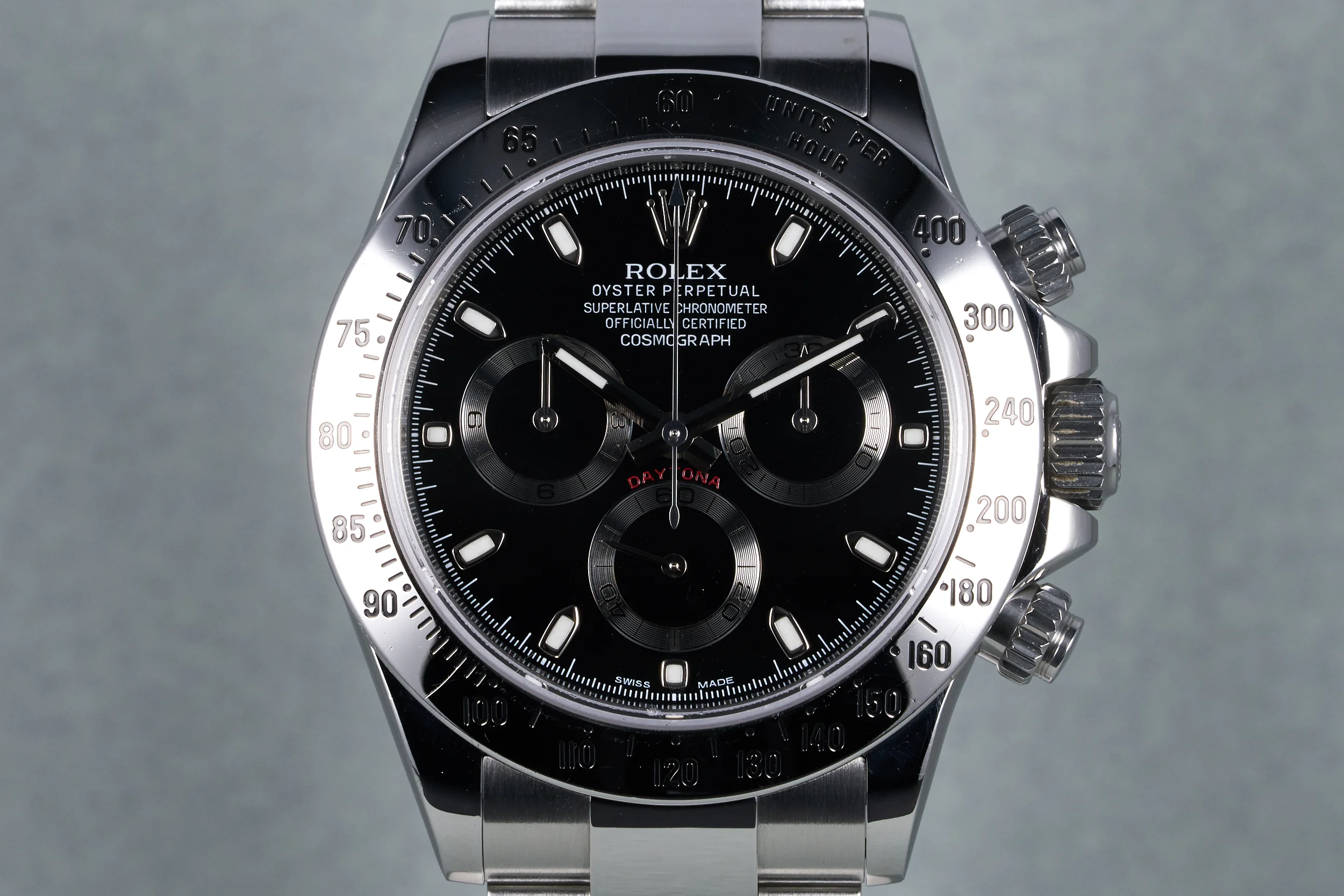 2012 Rolex Daytona Ref: 116520 Black Dial with Box and Papers