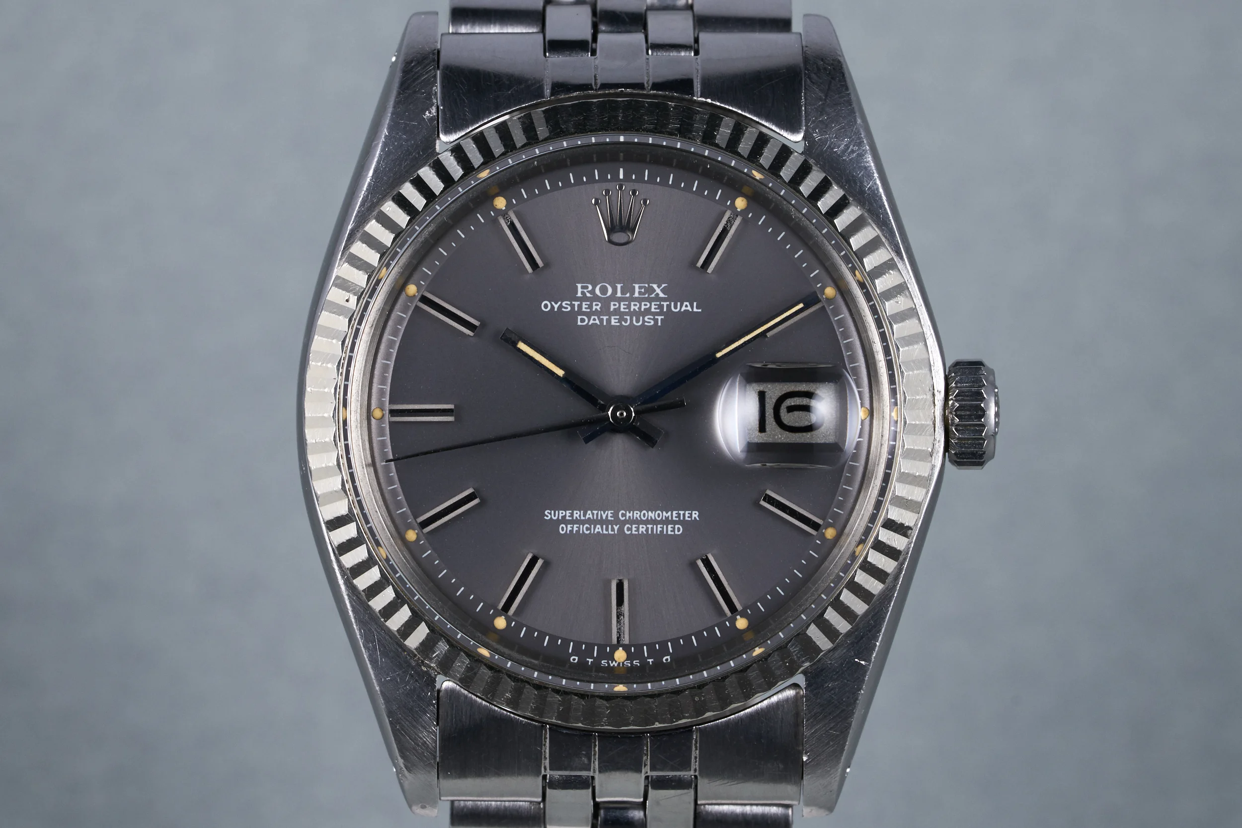 1972 Rolex Datejust Ref: 1601 Gray Sigma Dial