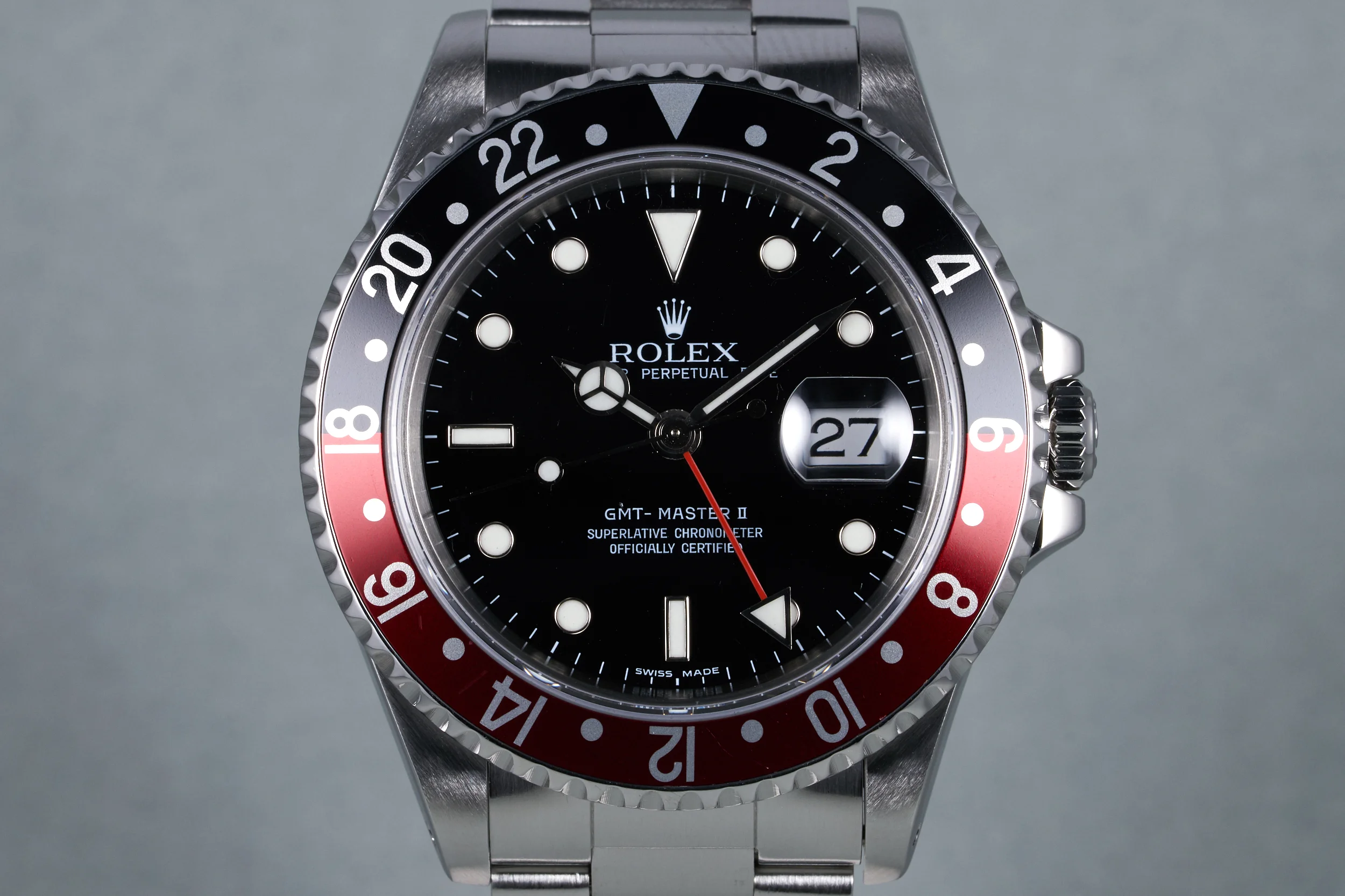 1991 Rolex GMT II Ref: 16710 with Service Dial and Hands