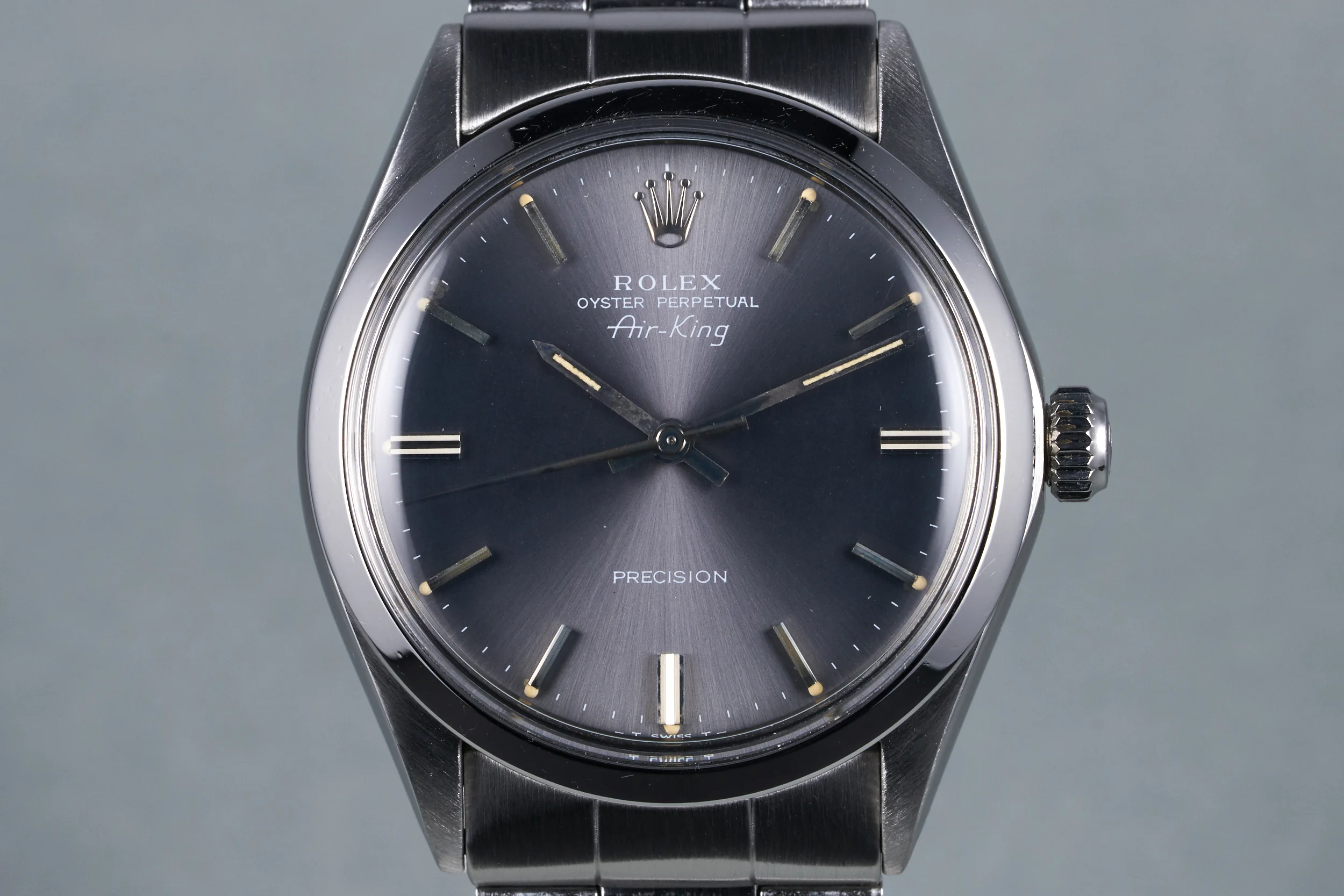 1972 Rolex Air-King Ref: 5500 with Gray Dial