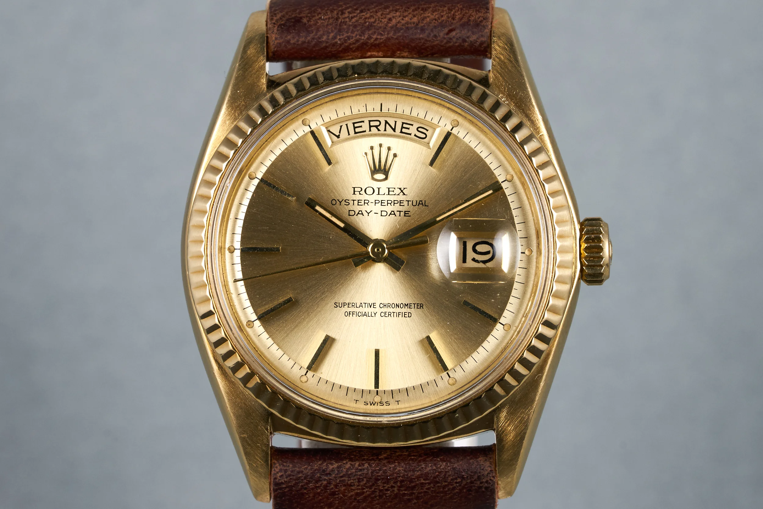 1967 Rolex YG Day-Date Ref: 1803 with Champagne Dial
