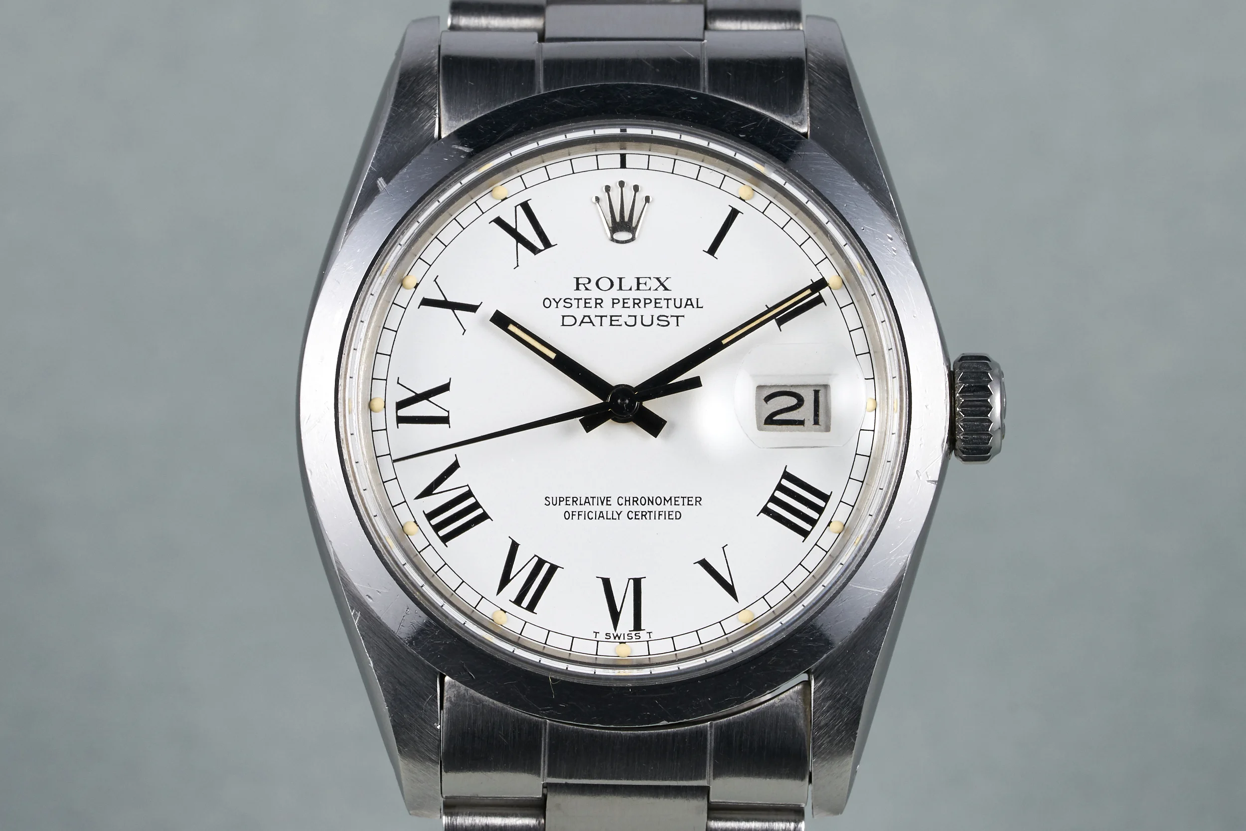 1980 Rolex DateJust Ref: 16000 with White Buckley Dial