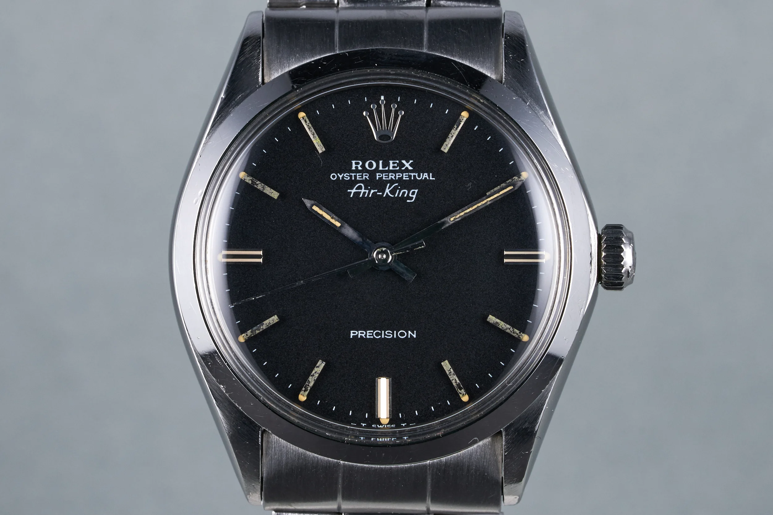 1972 Rolex Air-King Ref: 5500 with Matte Black Dial