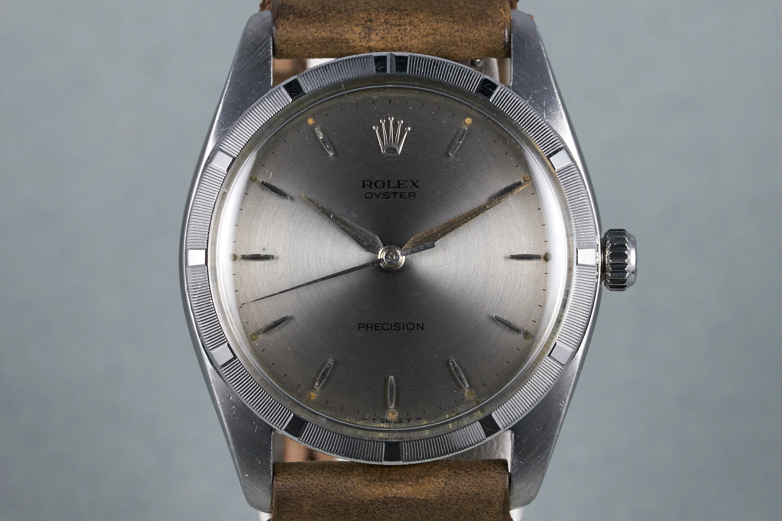 1964 Rolex Precision Ref: 6425 with Uncommon Silver Dial Variation
