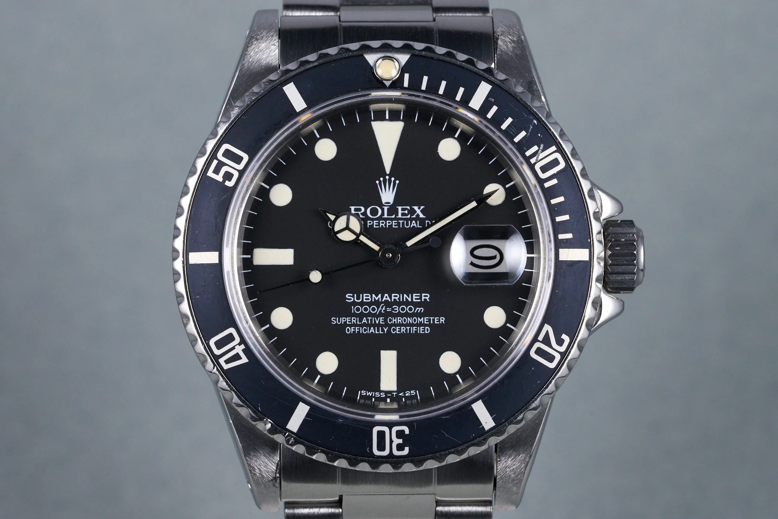 1982 Rolex Submariner Ref: 16800 Matte Dial