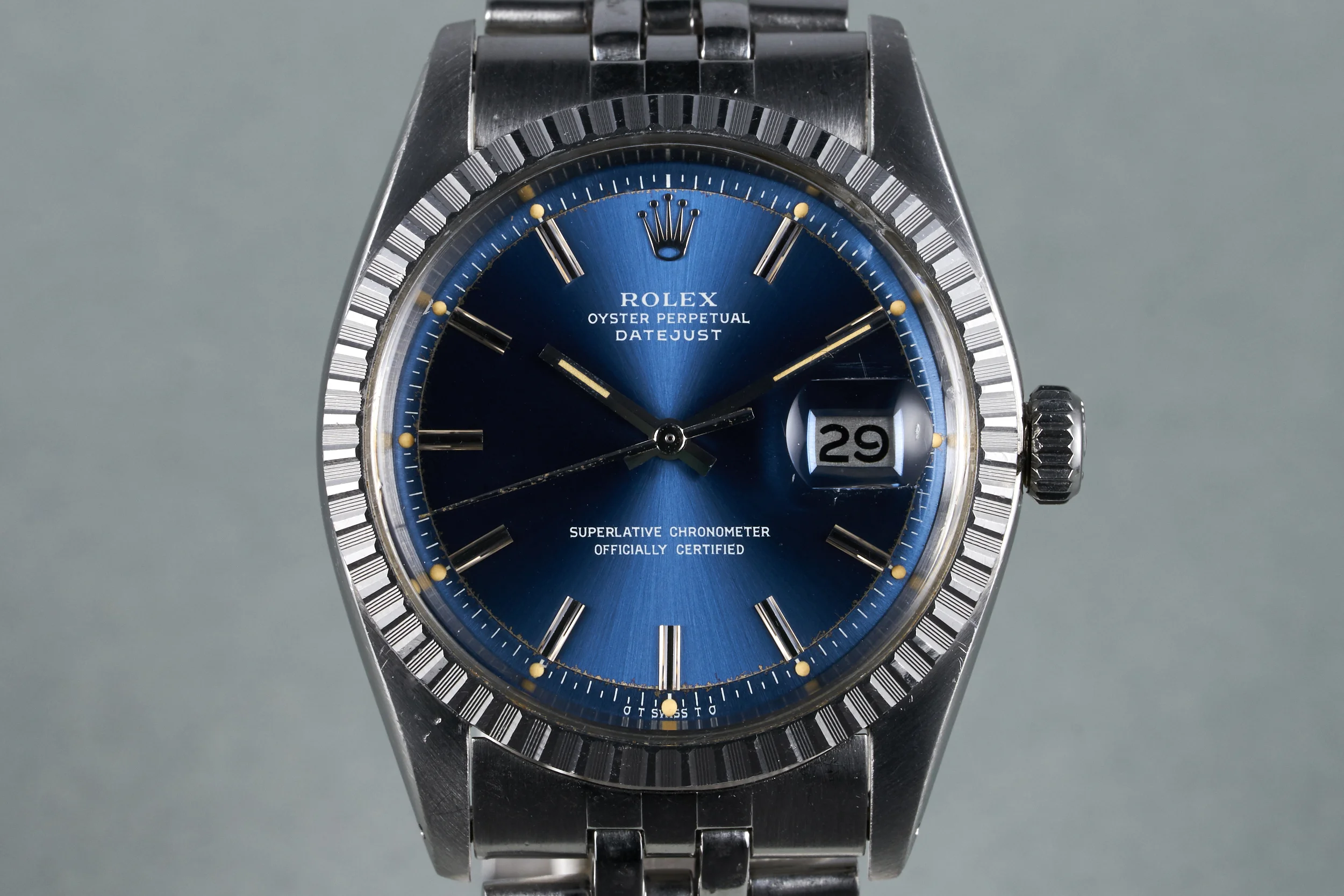 1977 Rolex DateJust Ref: 1603 with Blue Sigma Dial