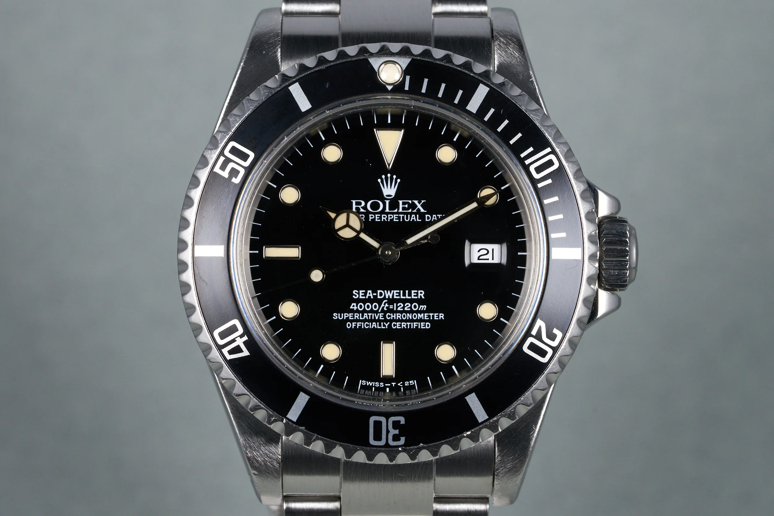1991 Rolex Sea Dweller Ref: 16600 with Creamy WG Surround Dial
