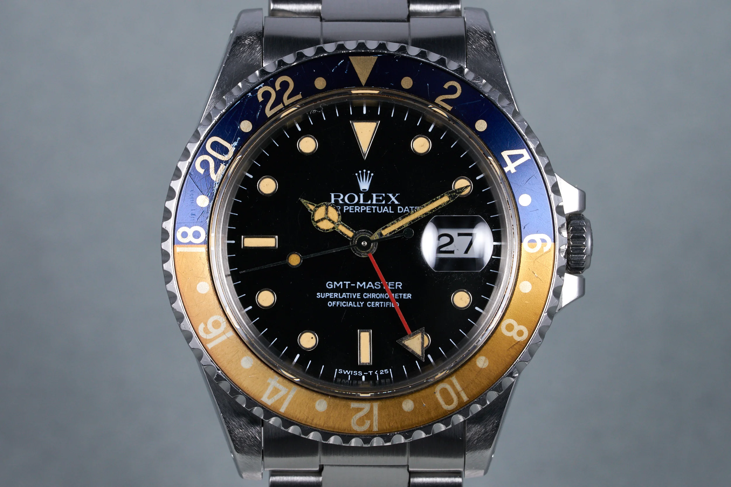 1993 Rolex GMT Ref: 16700 Spider Dial with Creamy Patina
