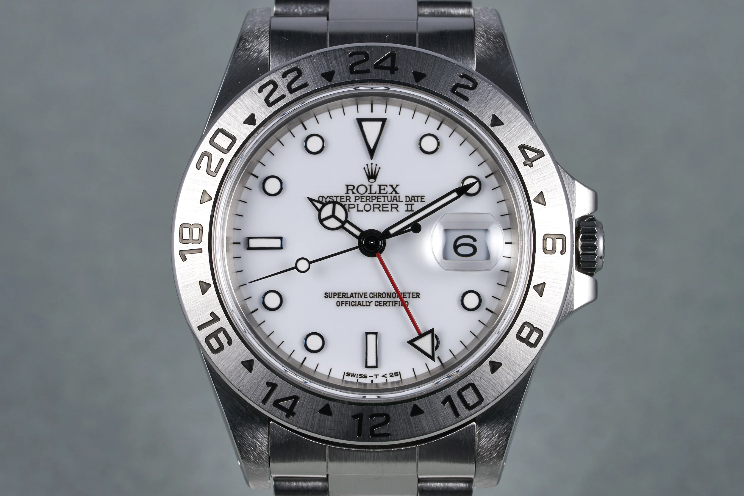 1997 Rolex Explorer II Ref: 16570 White Dial with Box