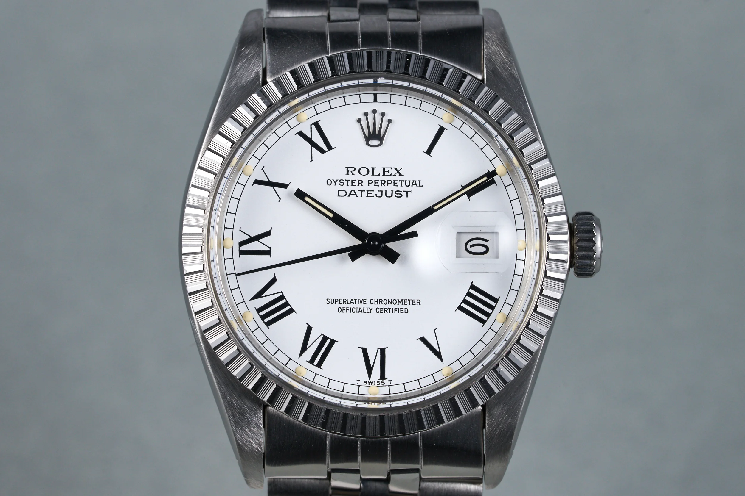 1982 Rolex Datejust Ref: 16030 White Buckley Dial