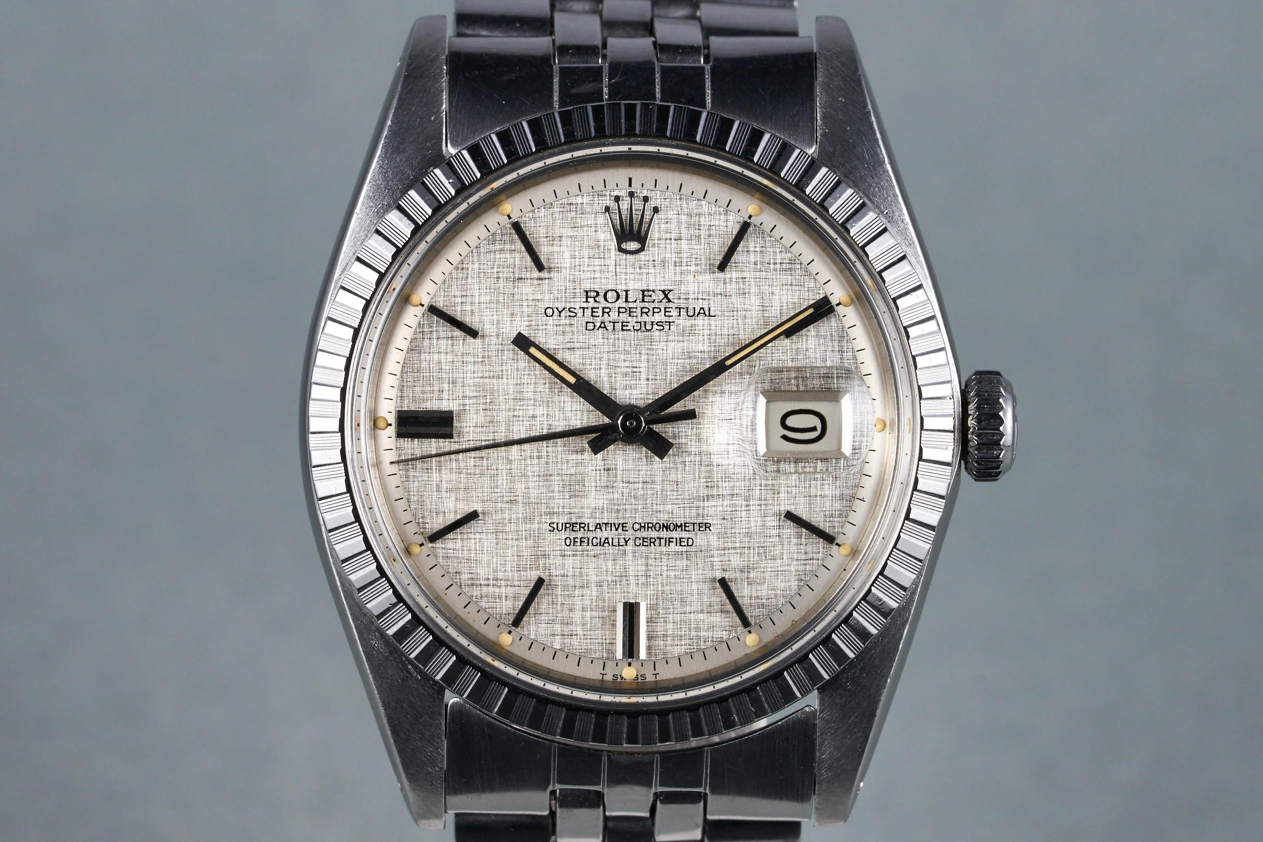 1972 Rolex Datejust Ref: 1603 with Silver Linen Dial