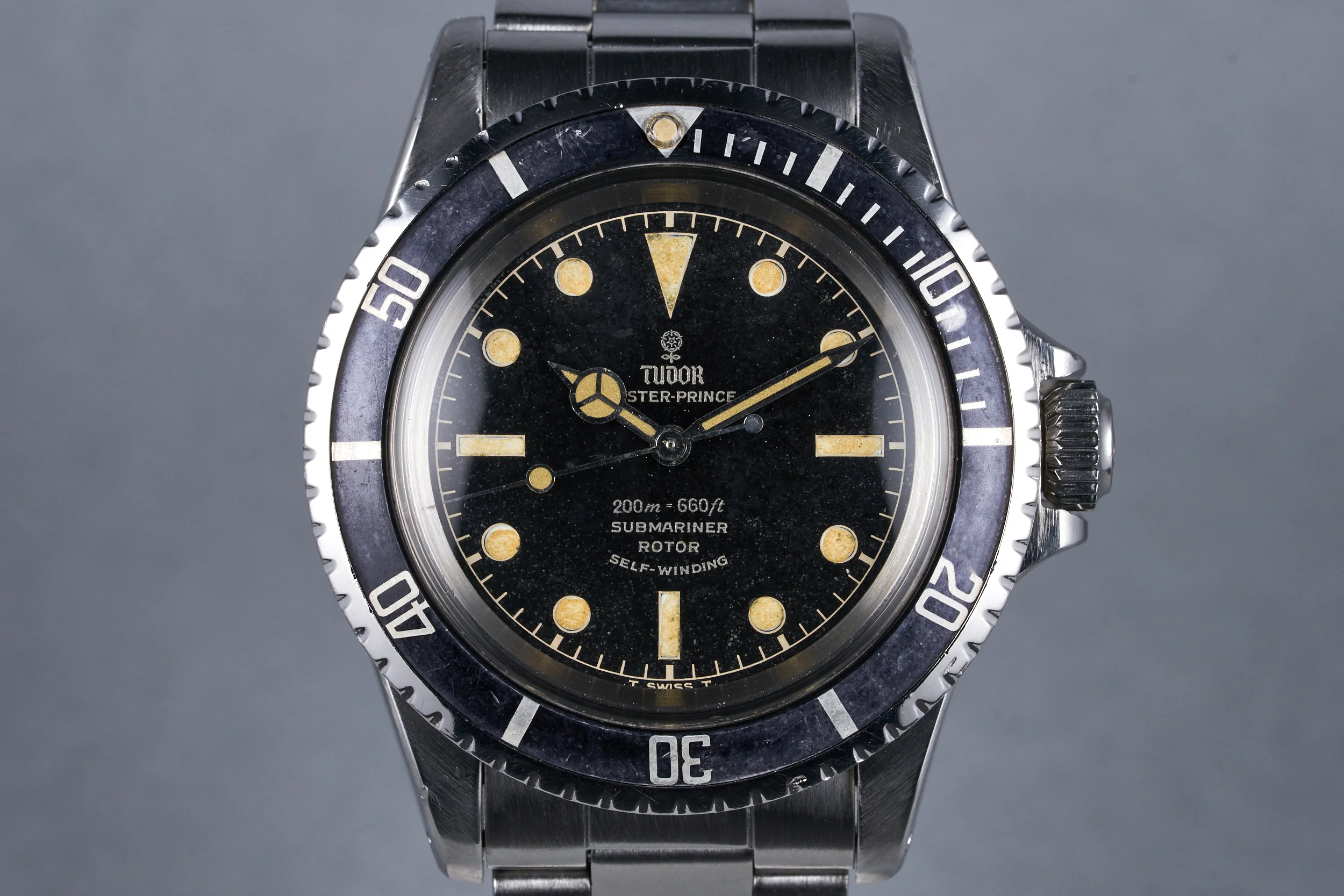 1965 Tudor Submariner Ref: 7928 with Gilt Chapter Ring Dial
