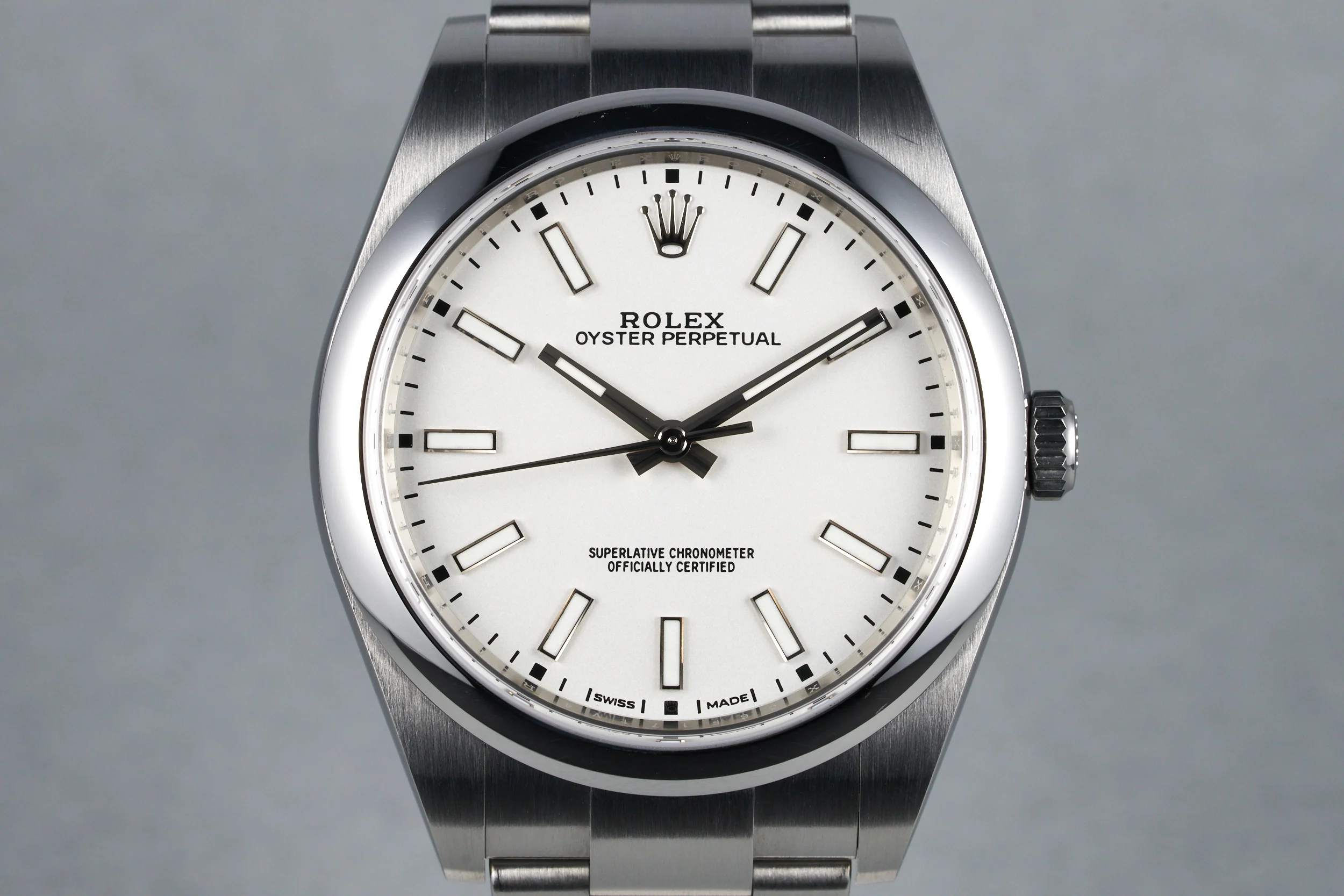 2019 Rolex Oyster Perpetual Ref: 114300 with Box and Papers