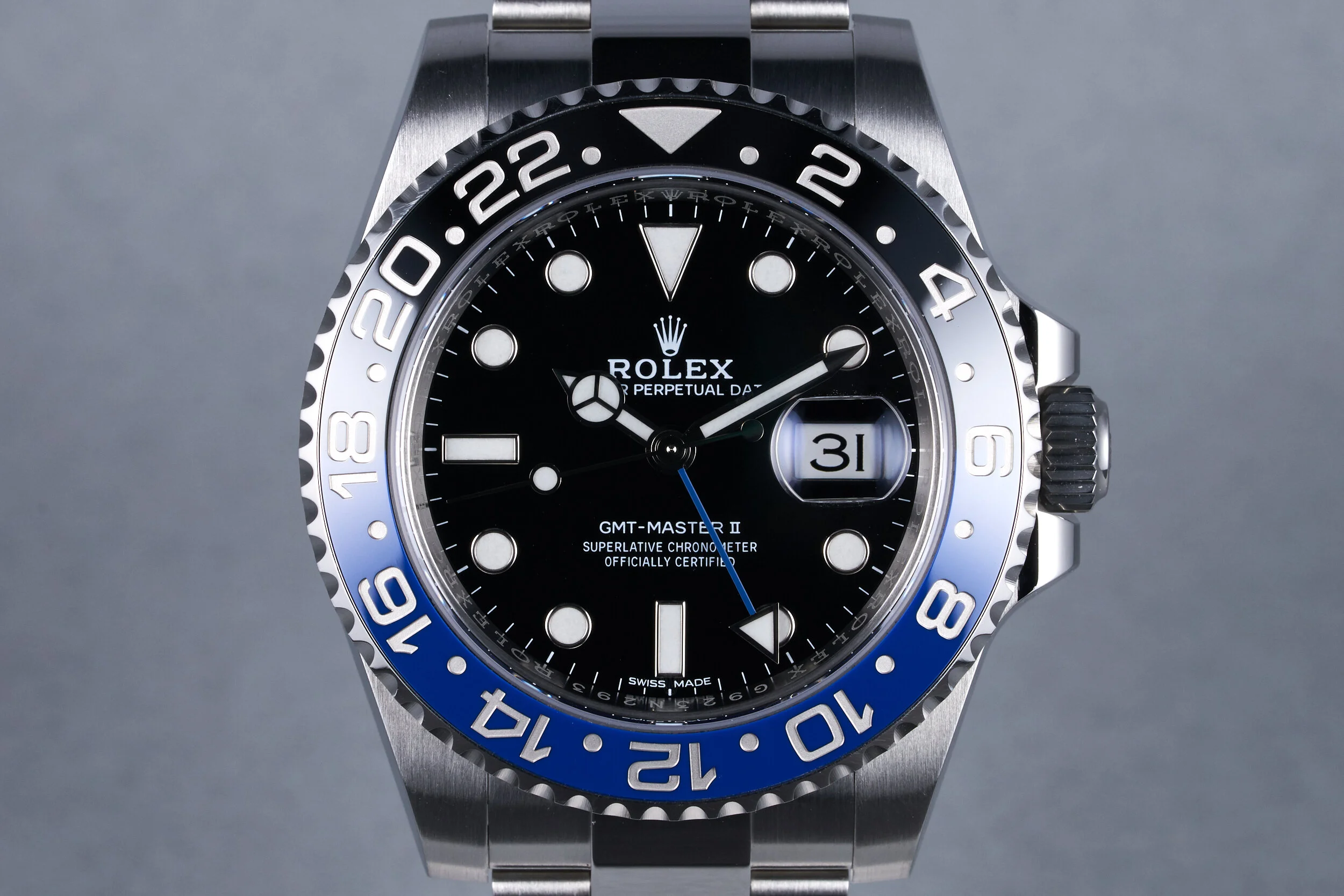 2018 Rolex GMT II Ref: 116710BLNR "Batman" with Box and Papers