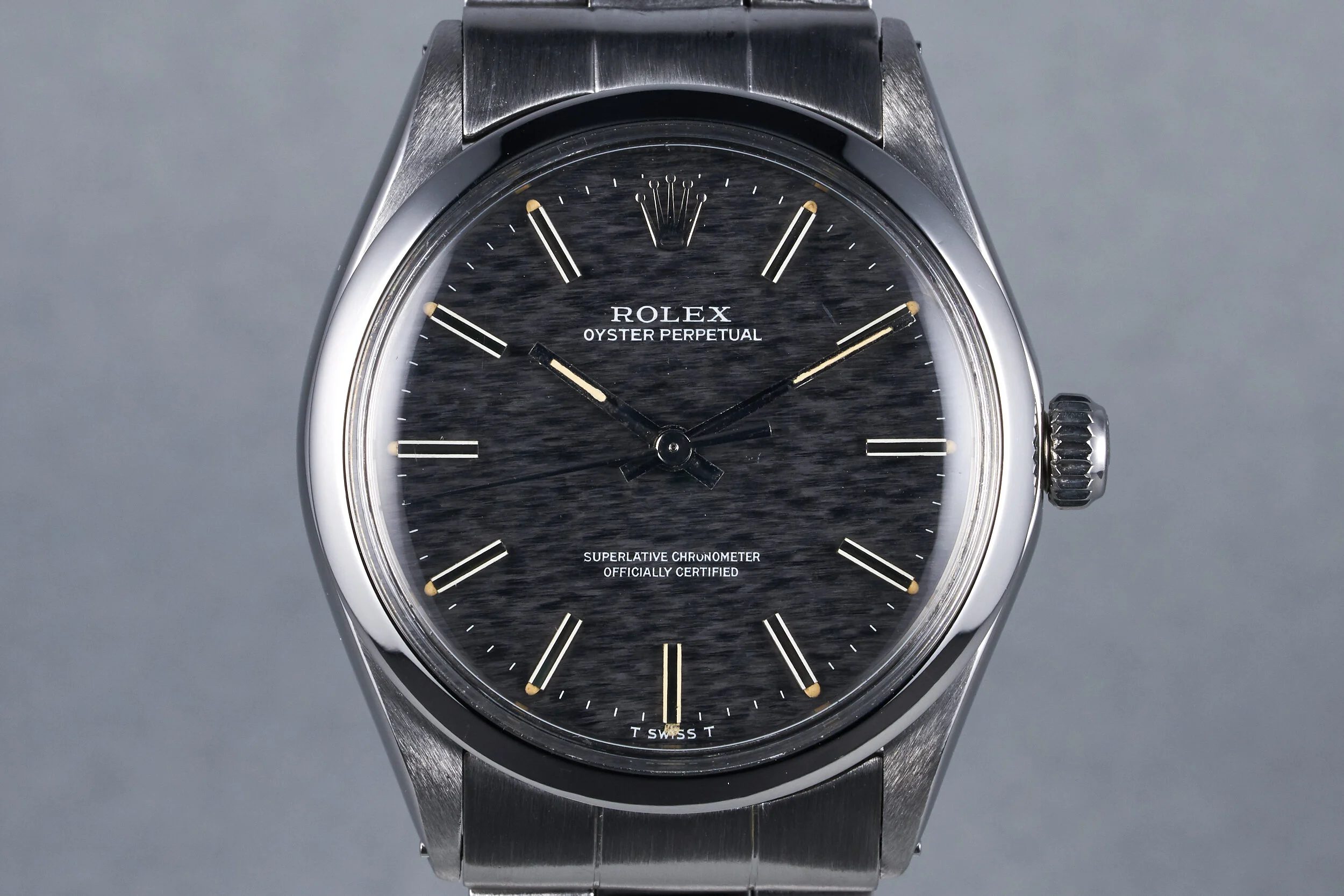 1972 Rolex Oyster Perpetual&nbsp;Ref:&nbsp;1002&nbsp;with Gray Mosaic Dial