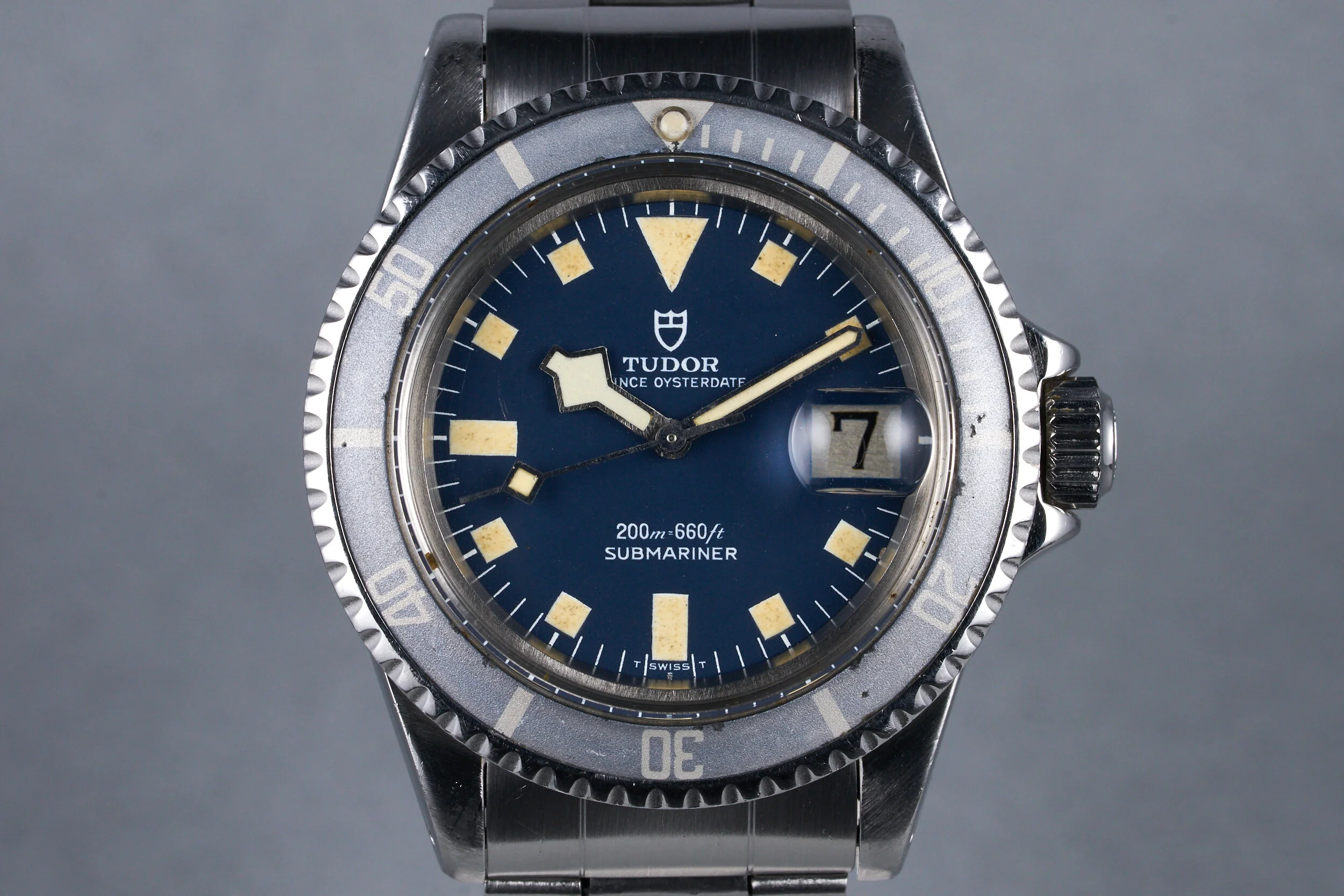 1981&nbsp;Tudor&nbsp;Submariner&nbsp;Ref:&nbsp;94110 Blue Snowflake with 'Ghost' Insert