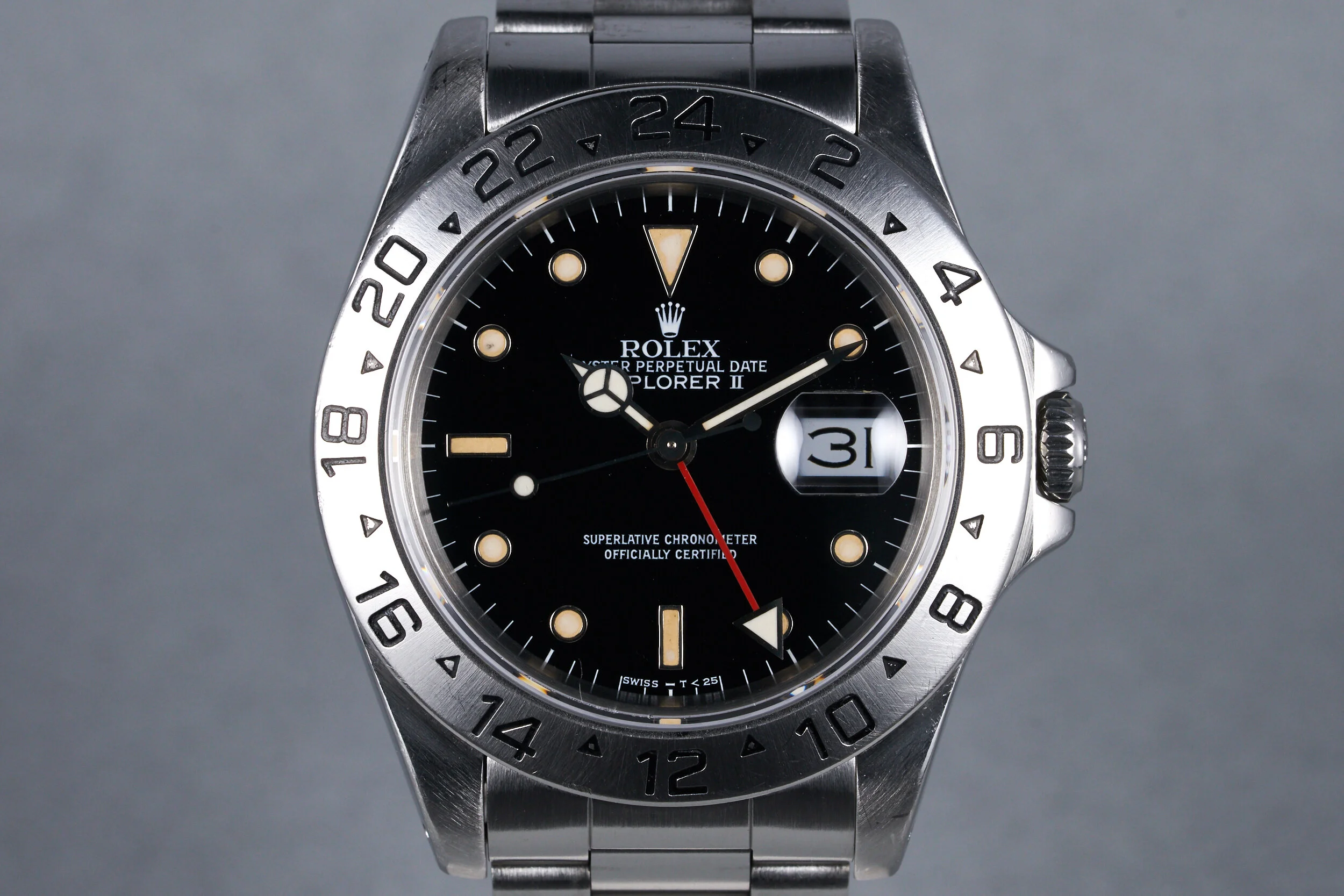 1989 Rolex Explorer II Ref: 16570 Black Dial