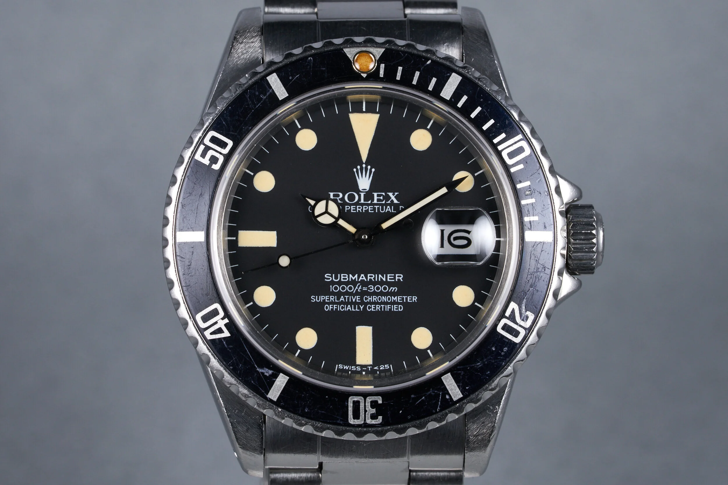 1982 Rolex Submariner Ref: 16800 Matte Dial