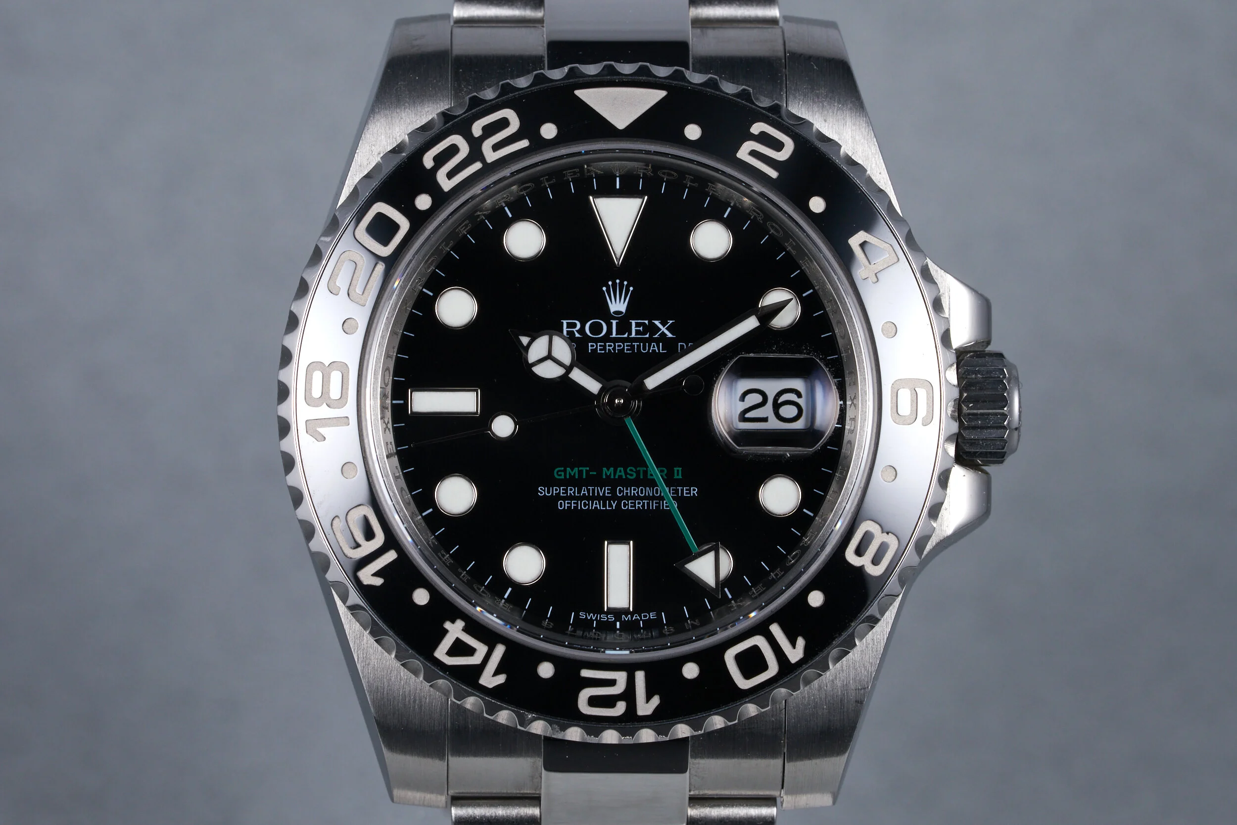 2008 Rolex GMT II Ceramic Ref: 116710LN with Papers