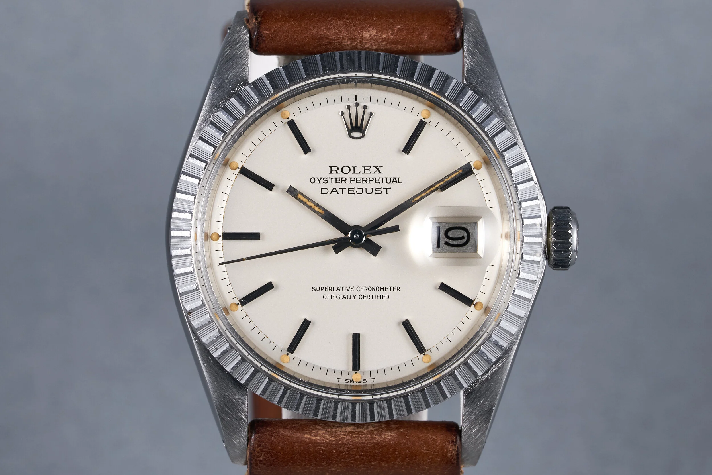1974 Rolex&nbsp;Datejust&nbsp;Ref:&nbsp;1603&nbsp;with Silver Cream Dial