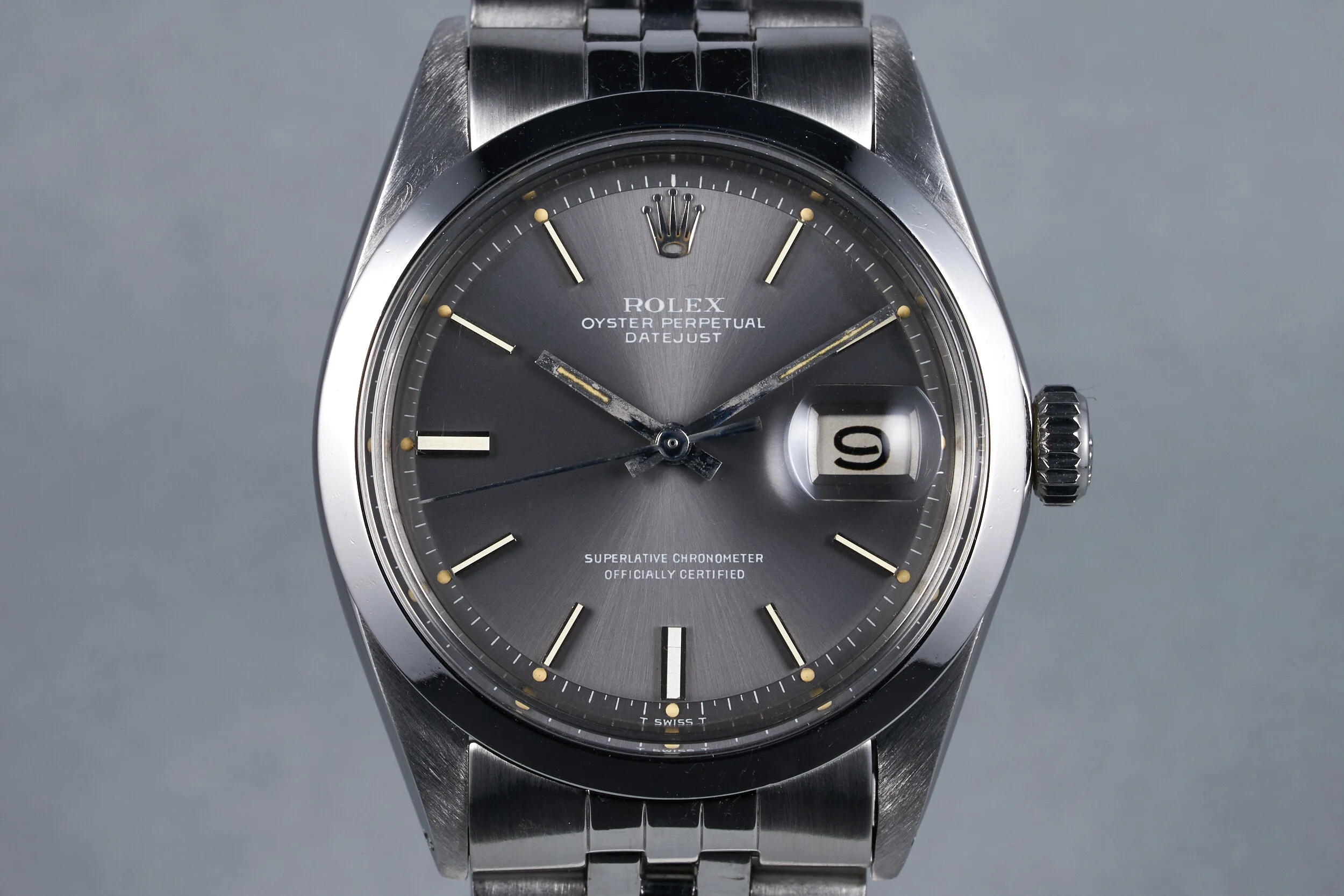 1974 Rolex&nbsp;Datejust&nbsp;Ref:&nbsp;1600&nbsp;Gray Dial