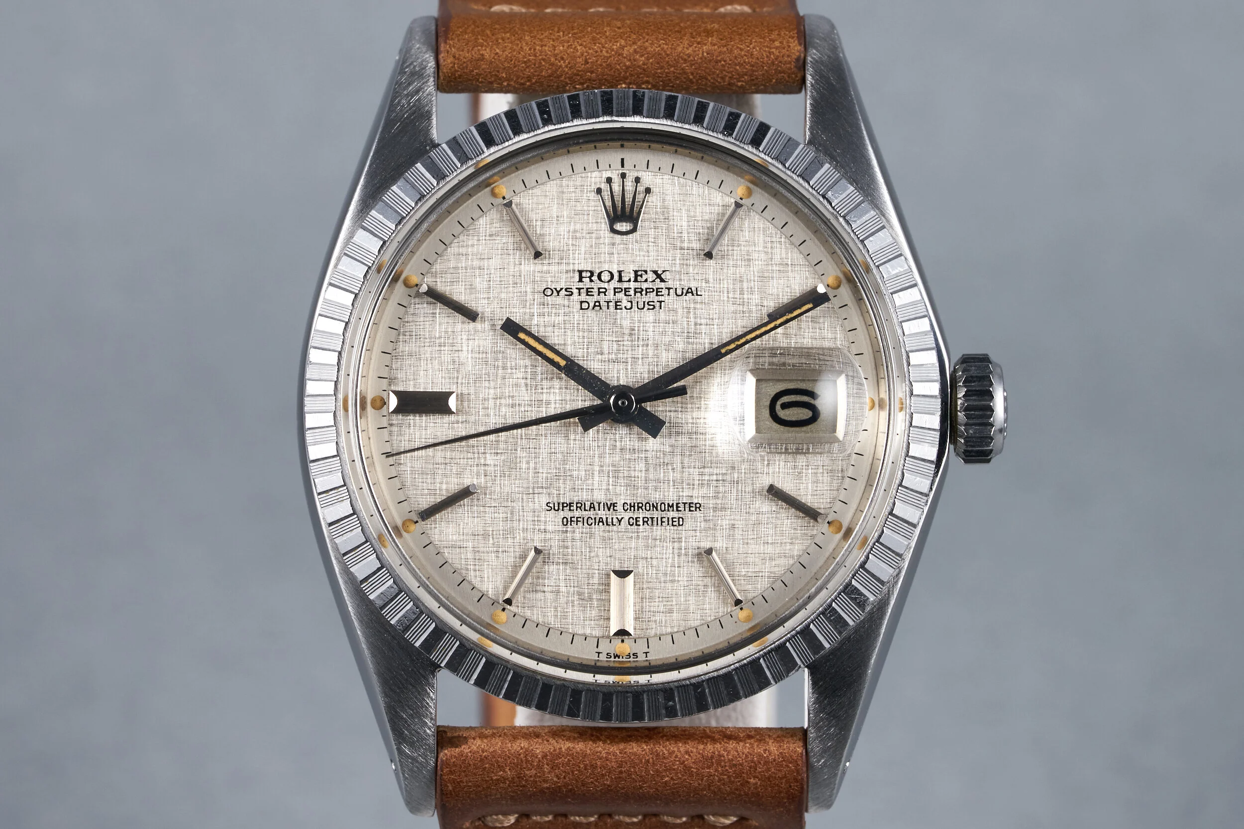 1969 Rolex&nbsp;Datejust&nbsp;Ref:&nbsp;1603&nbsp;with Silver Linen Dial