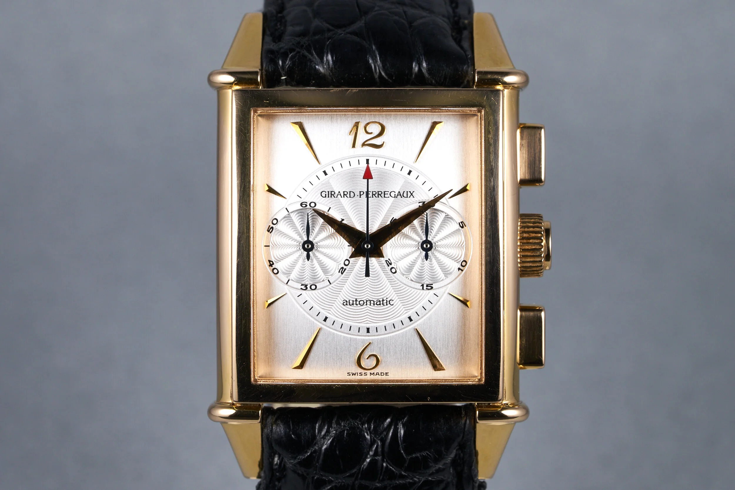 2001 Girard Perregaux 18K RG Vintage 1999 Ref: 2599 with Box and Papers