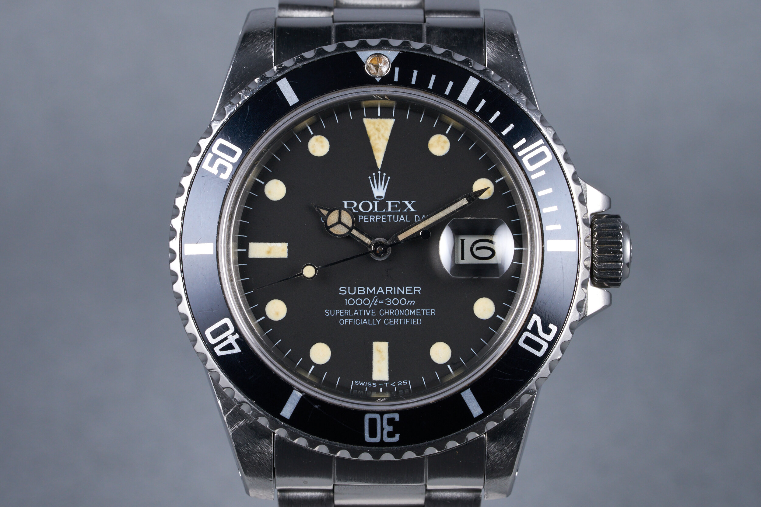 1983 Rolex Submariner Ref:&nbsp;16800 Matte Dial
