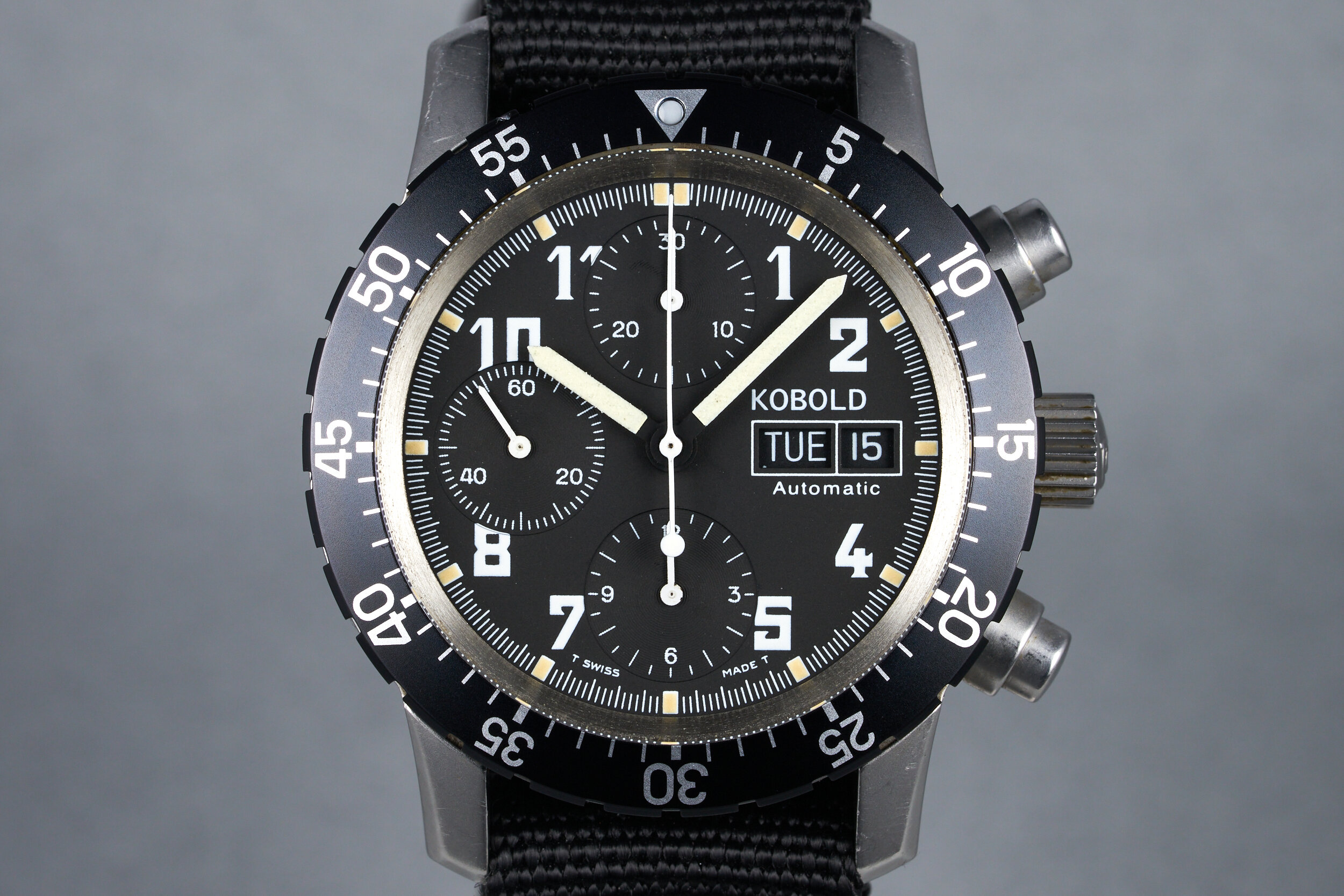 2000 Kobold Stainless Steel Endurance Chronograph Ref: C 041-50
