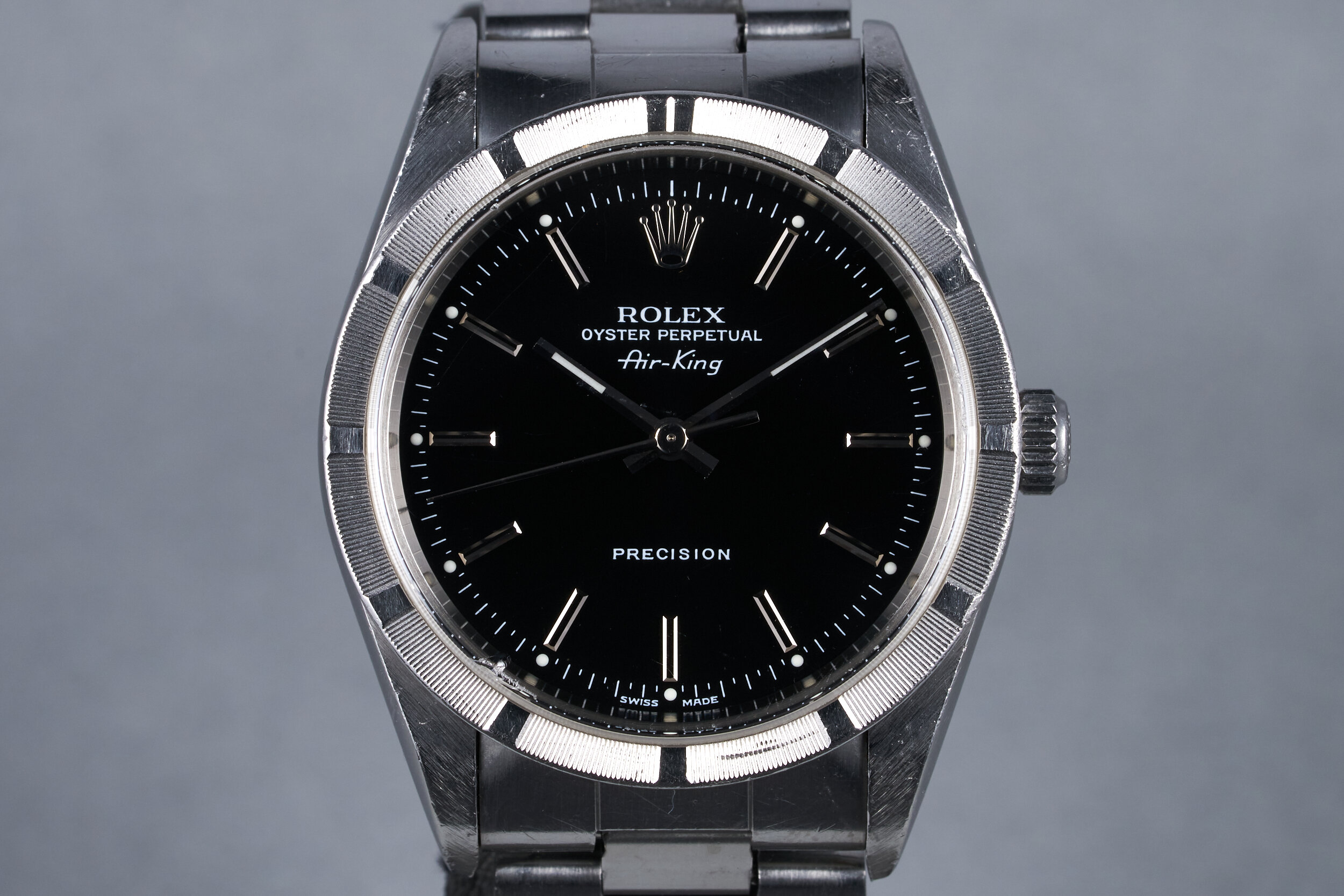1999 Rolex Air-King Ref: 14010 Black Dial with Box and Papers