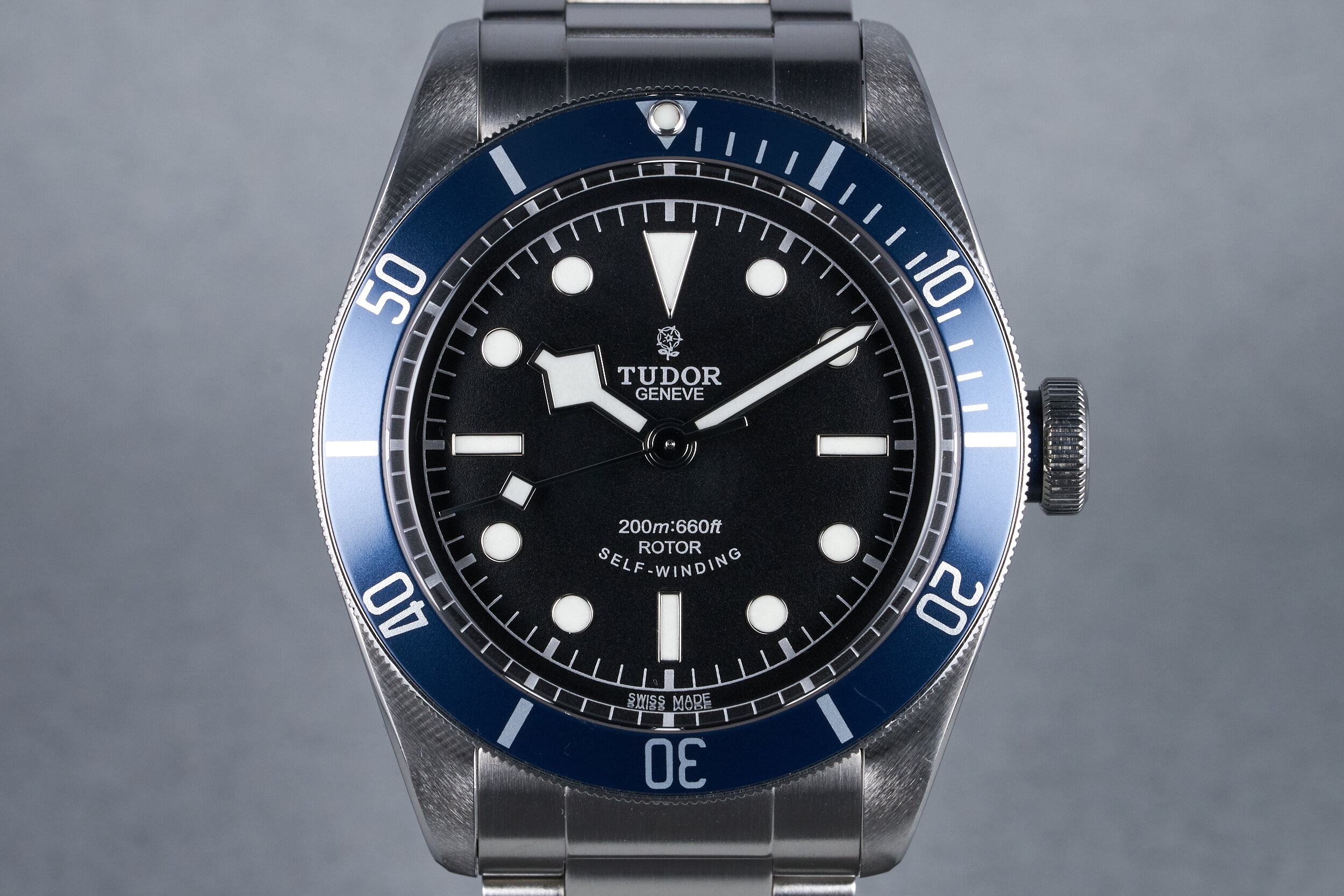 2017 Tudor Black Bay Blue Ref: 79220B ETA with Box and Papers