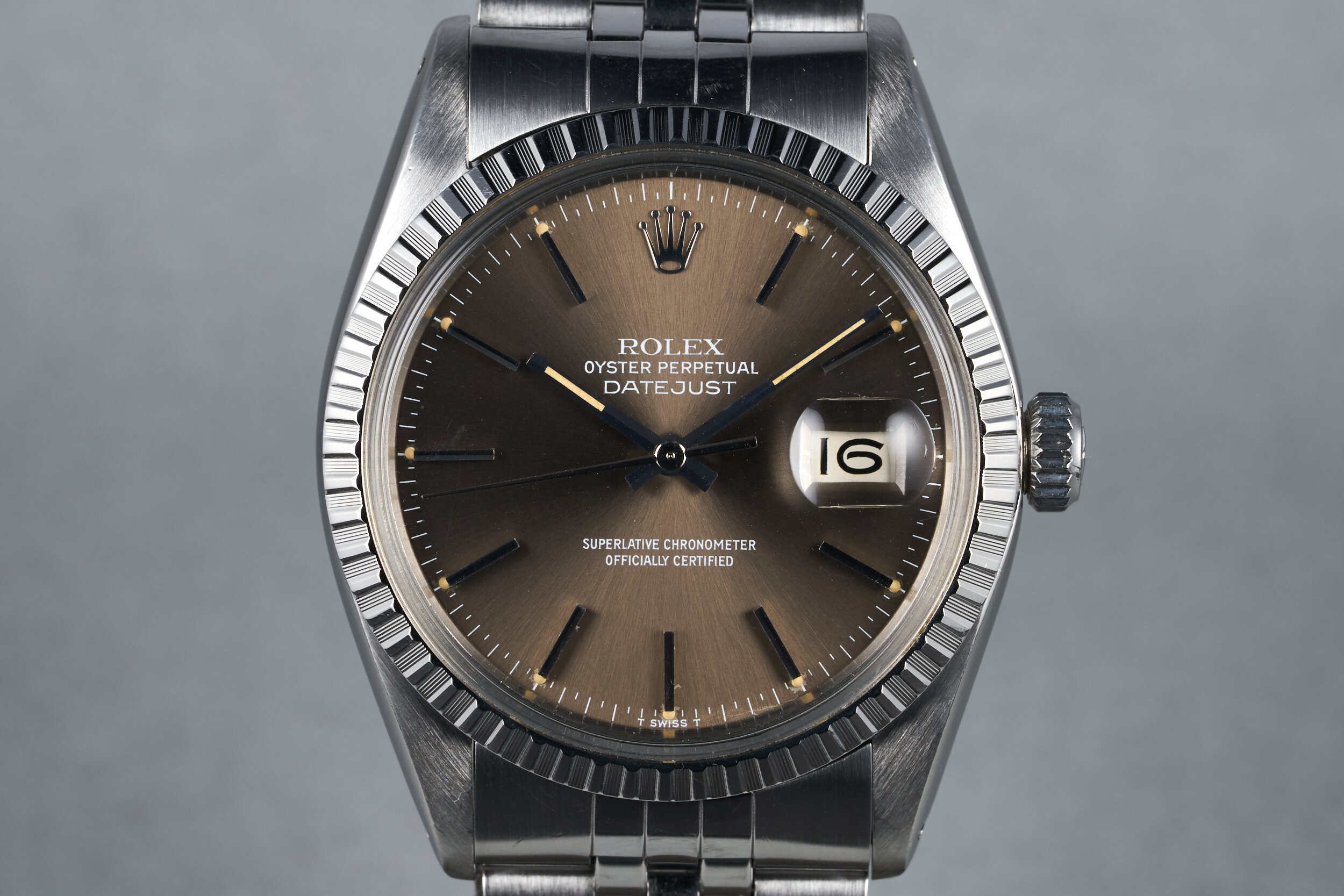 1979 Rolex Datejust Ref: 16030 Brown Dial