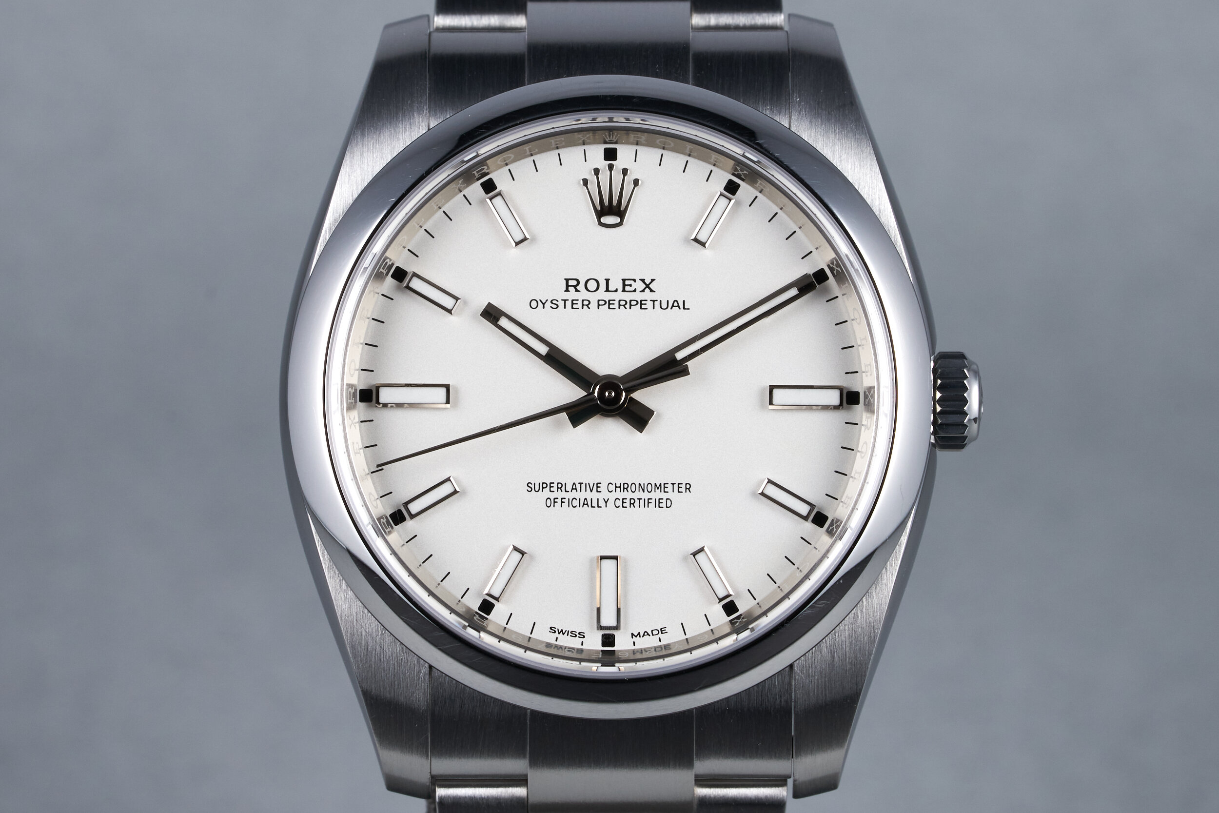 2019 Rolex Oyster Perpetual Ref: 114200 with Box and Papers