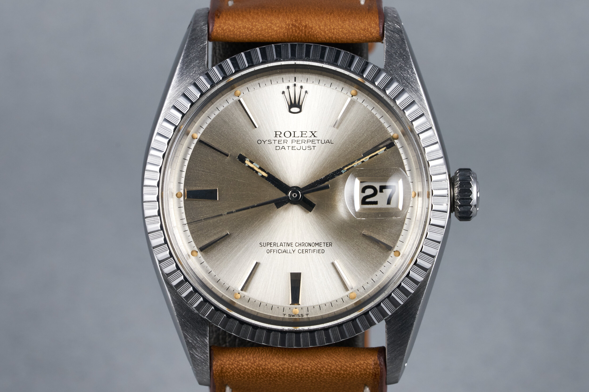 1966 Rolex&nbsp;Datejust&nbsp;Ref:&nbsp;1603&nbsp;Silver Doorstop Dial