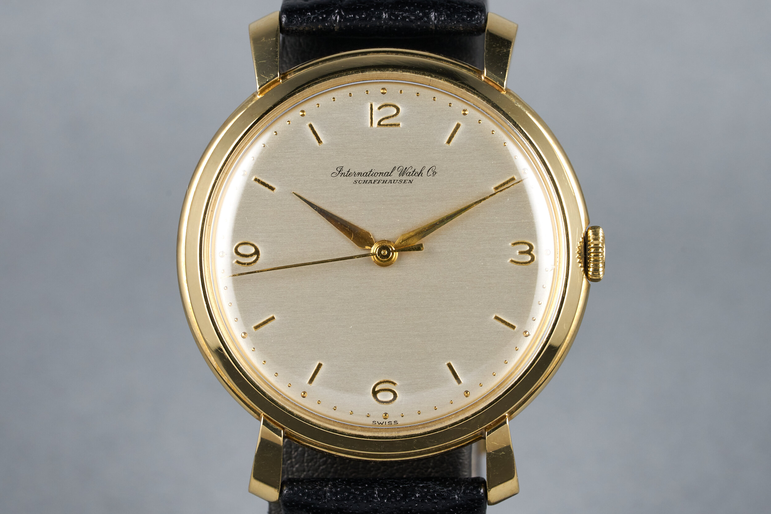 1950s IWC YG Cal 89 "Oversized" Manual Wind Dress Watch