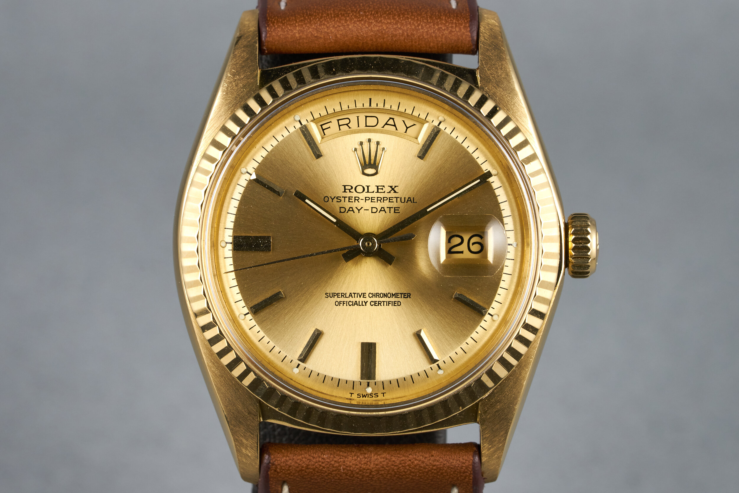 1970 Rolex&nbsp;YG Day-Date&nbsp;Ref:&nbsp;1803&nbsp;Champagne Dial