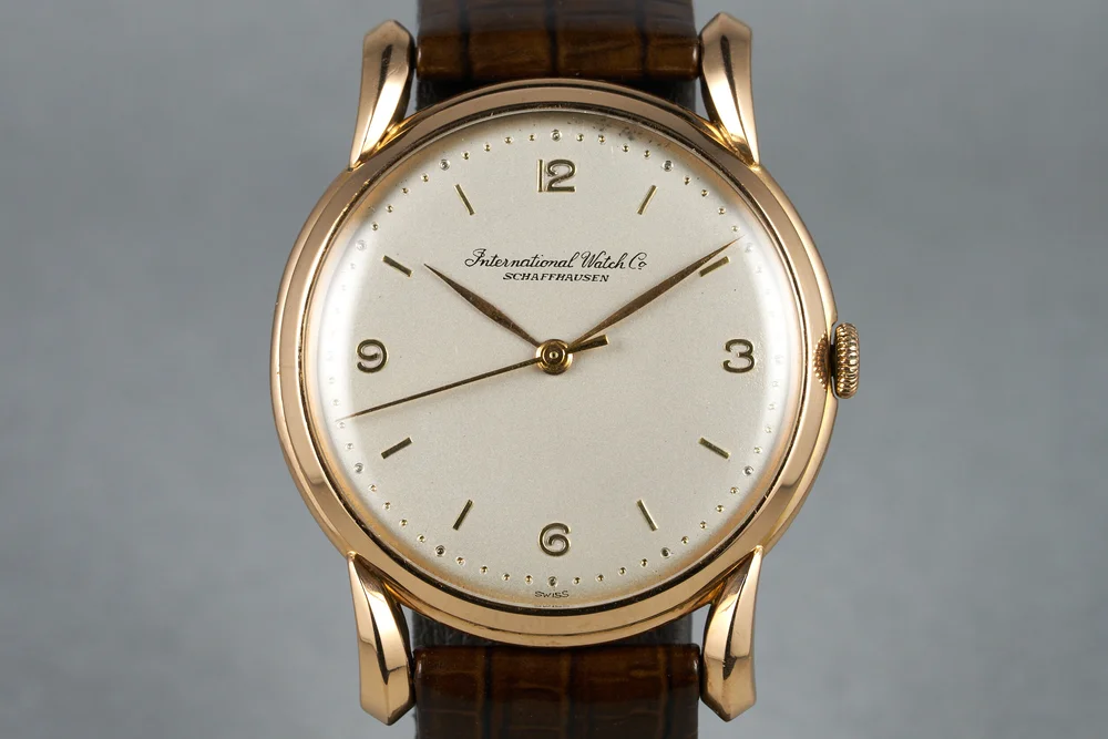 cream dial dress watch Baltany Enamel Dial Bubble Back Quartz Dress Watch