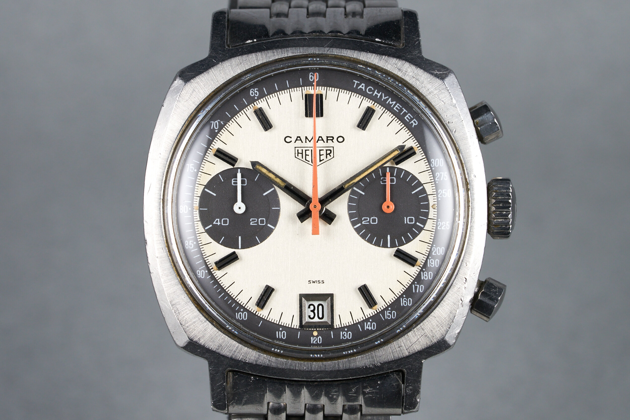 1969 Heuer Camaro Ref: 73443T 1st Execution "Exotic Dial"