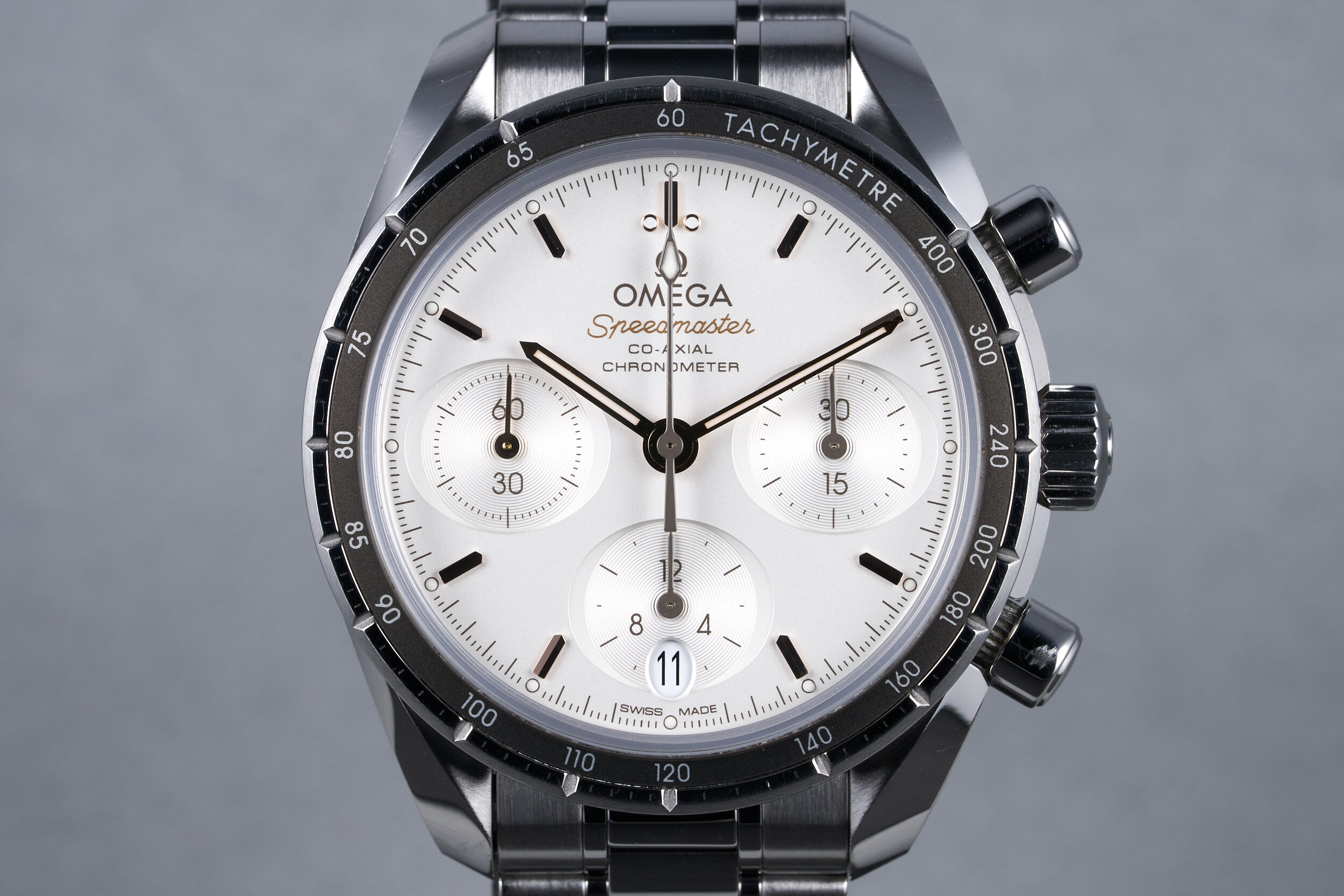 2017 Omega Speedmaster 38 Co-Axial Ref: 324.30.38.50.02.001 with Box