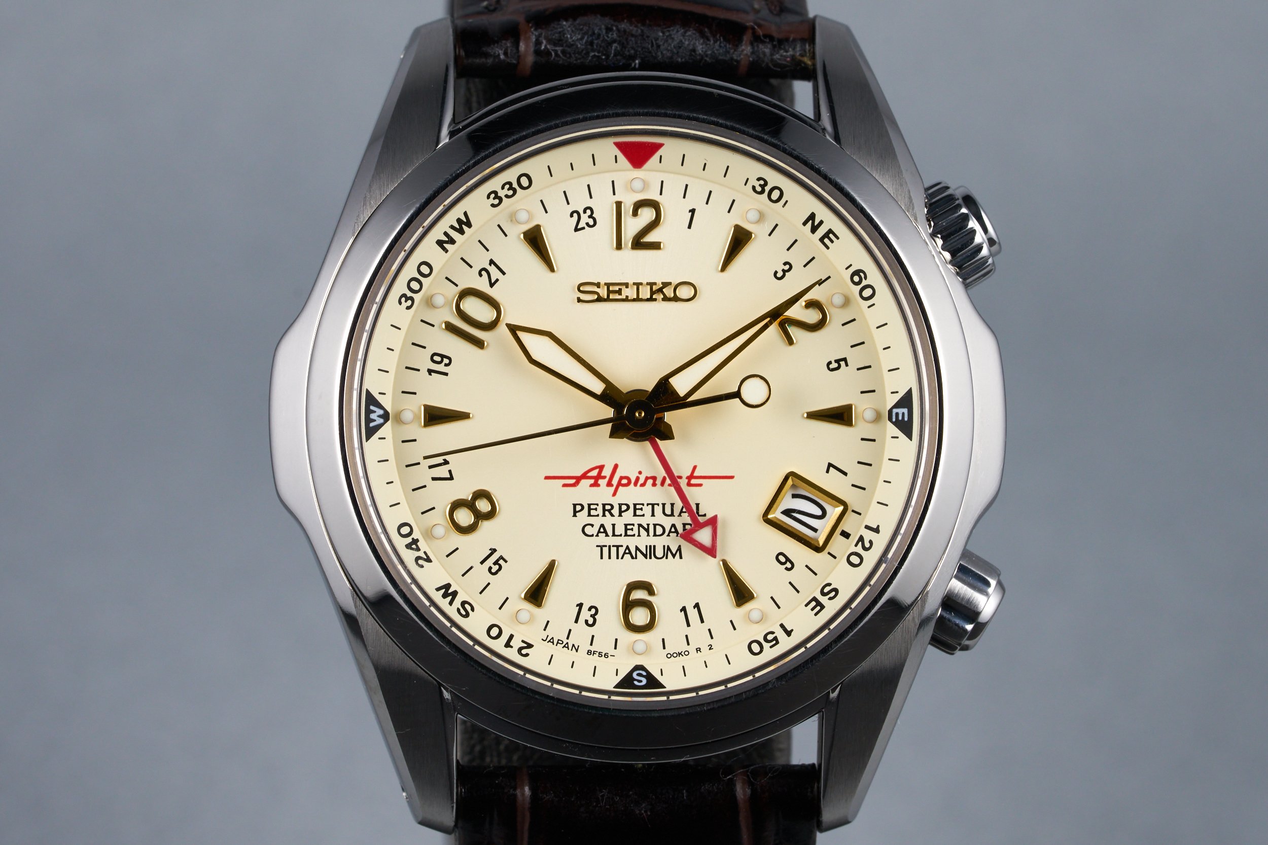 2000s Seiko Titanium Alpinist Ref: SBCJ031 with Box and Papers