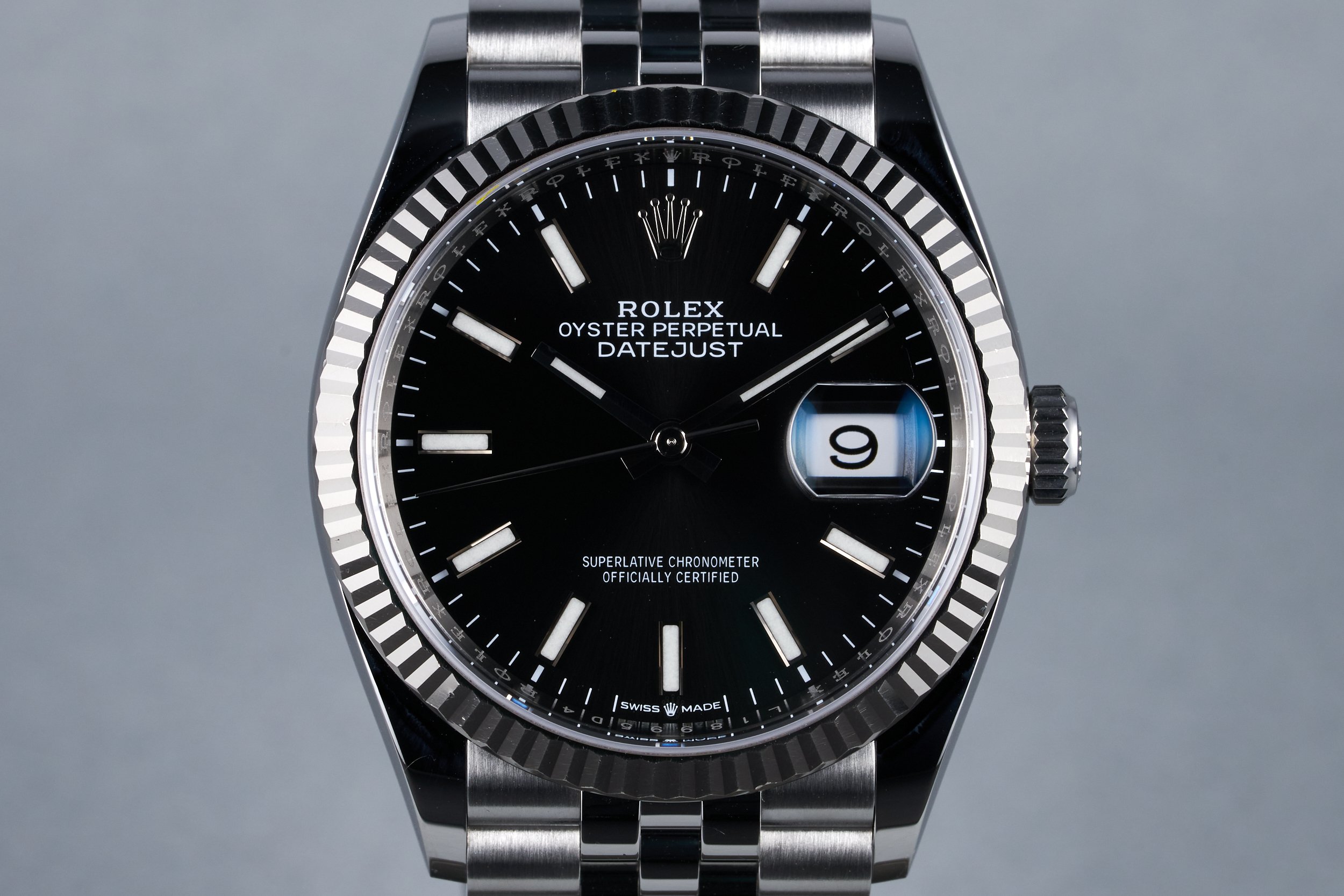 2020 Rolex Datejust Ref: 126234 Black Dial with Box and Papers