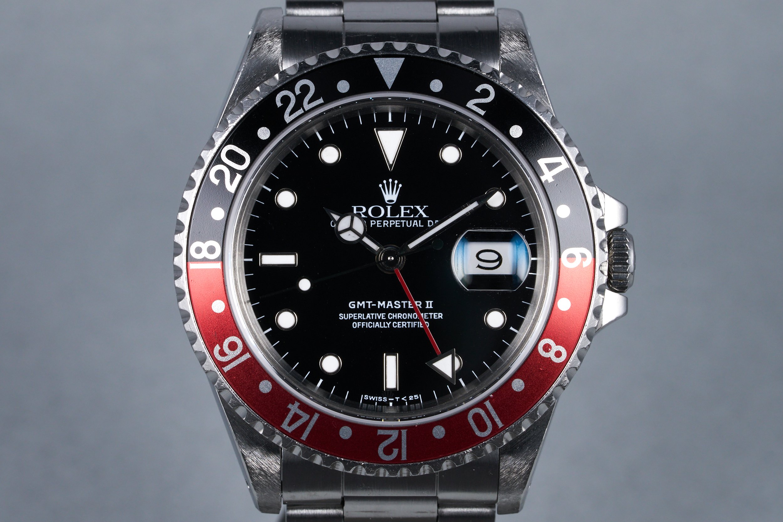1990 Rolex GMT II Ref: 16710 with Box and Papers FULL SET