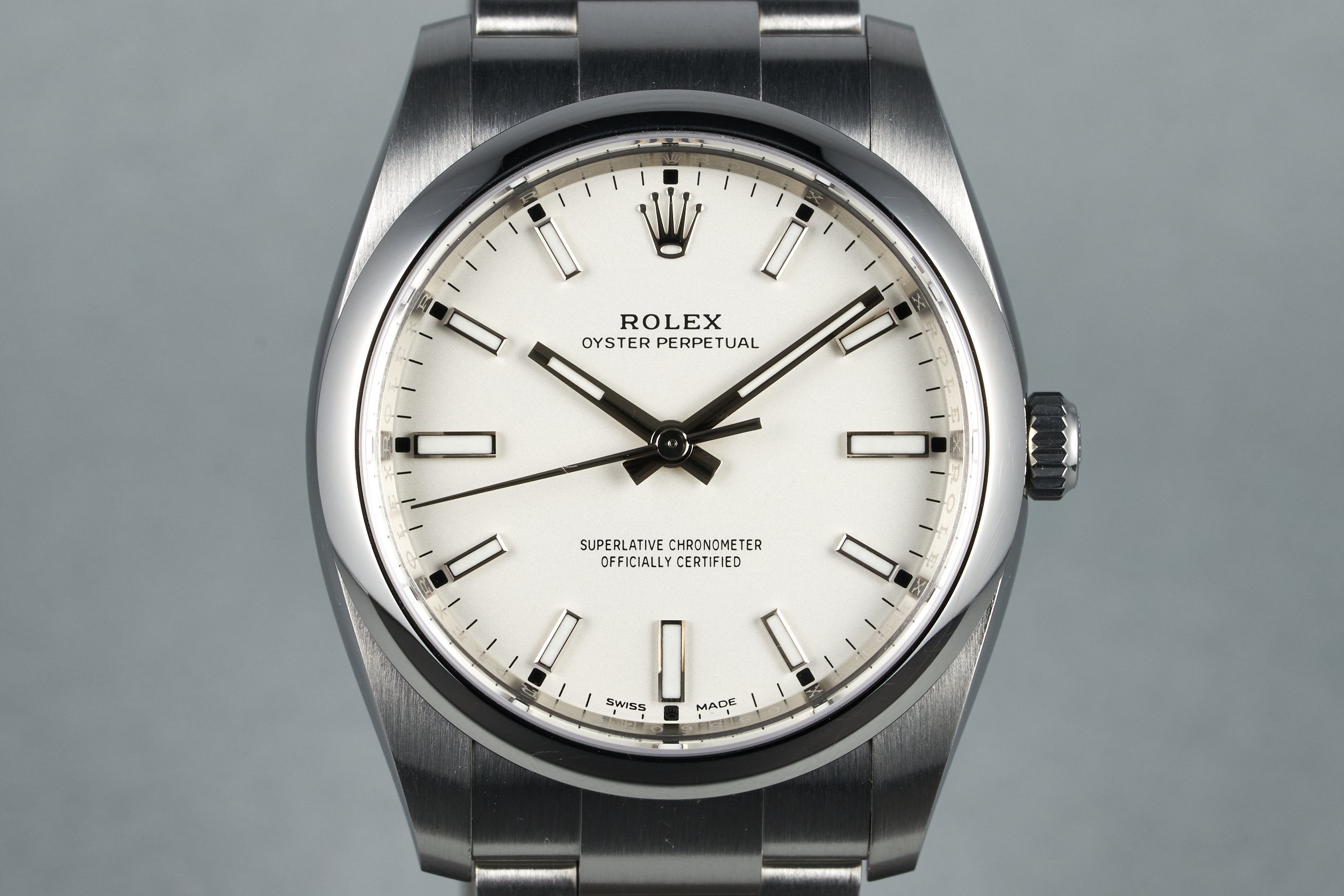 2020 Rolex Oyster Perpetual Ref: 114200 with Box and Papers