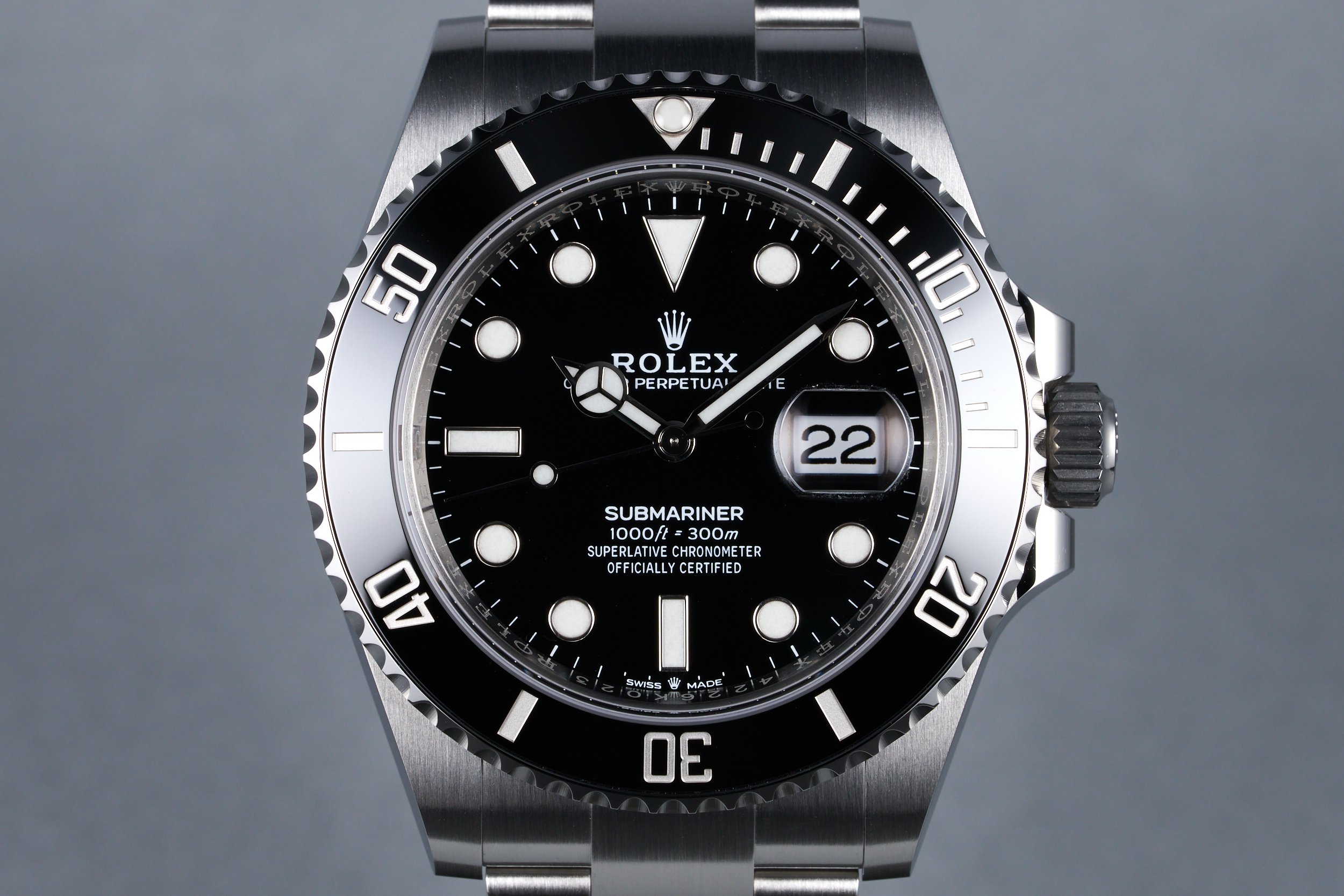 2022 Rolex Submariner 41 Ref: 126610LN with Box and Papers