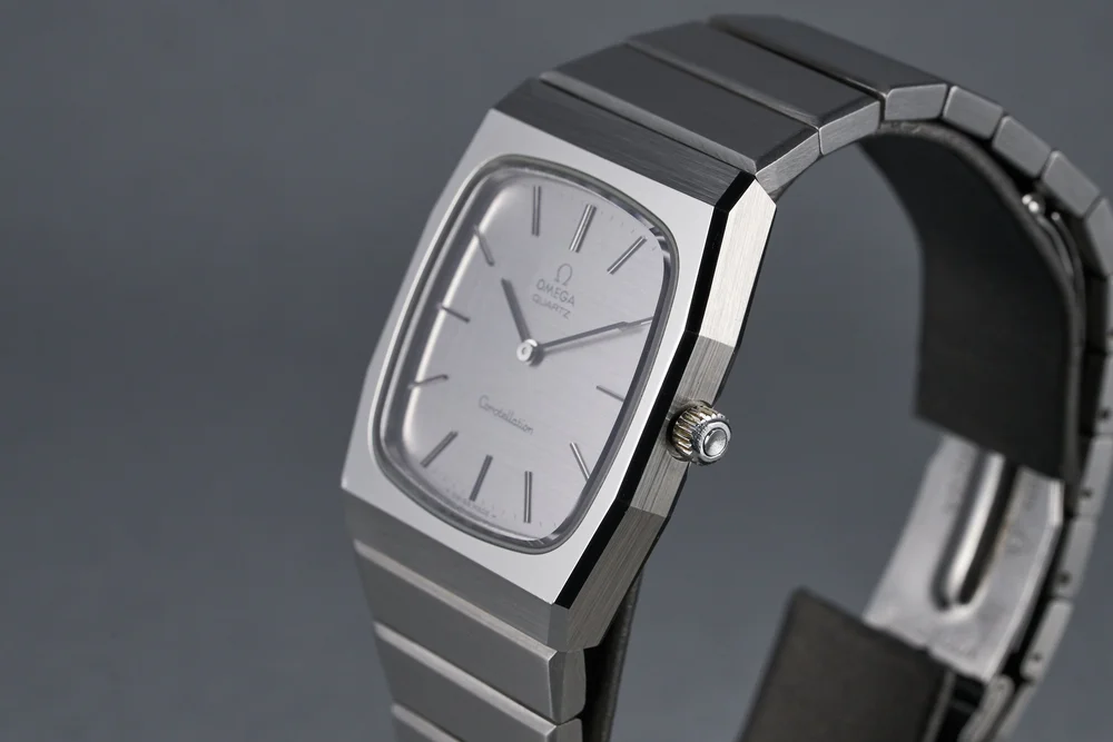 Stainless Steel Montre Omega Constellation Or 1970s Omega